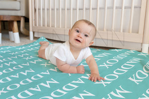 Baby Boy Minky Blanket Mockup #08