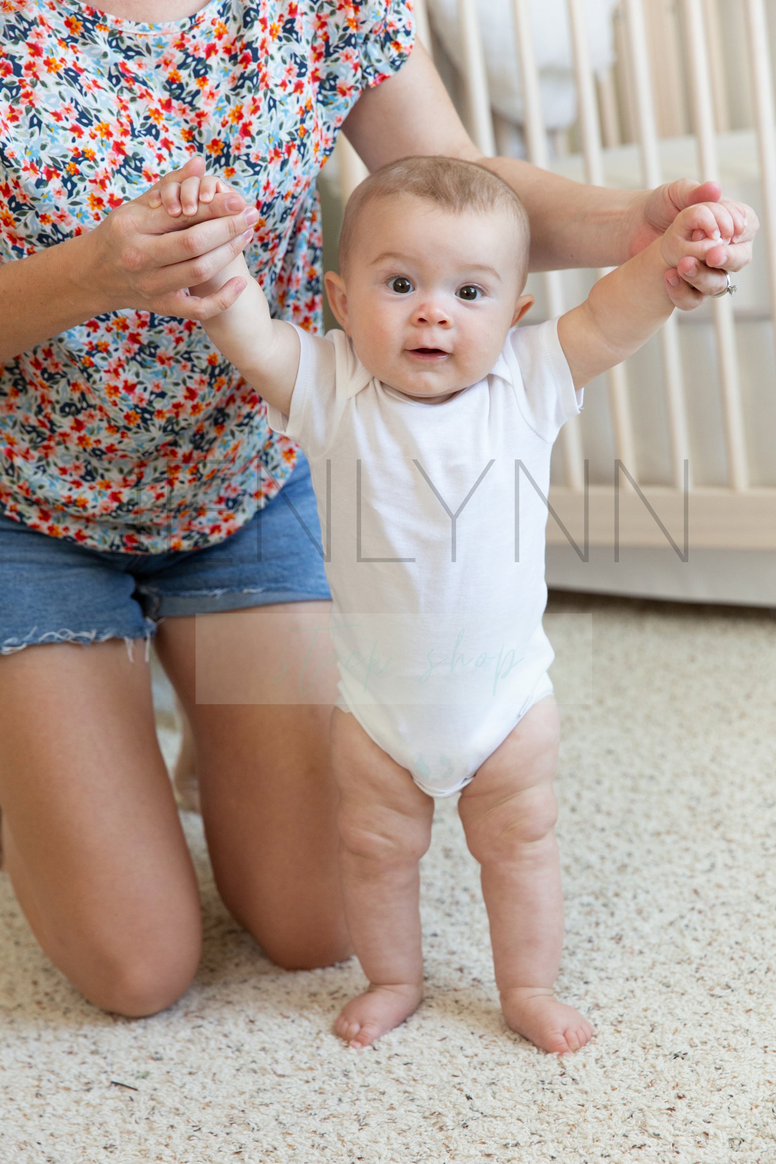 White Onesie Mockup on boy #18 JPG