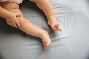 Baby Boy Crib Sheet Mockup #06