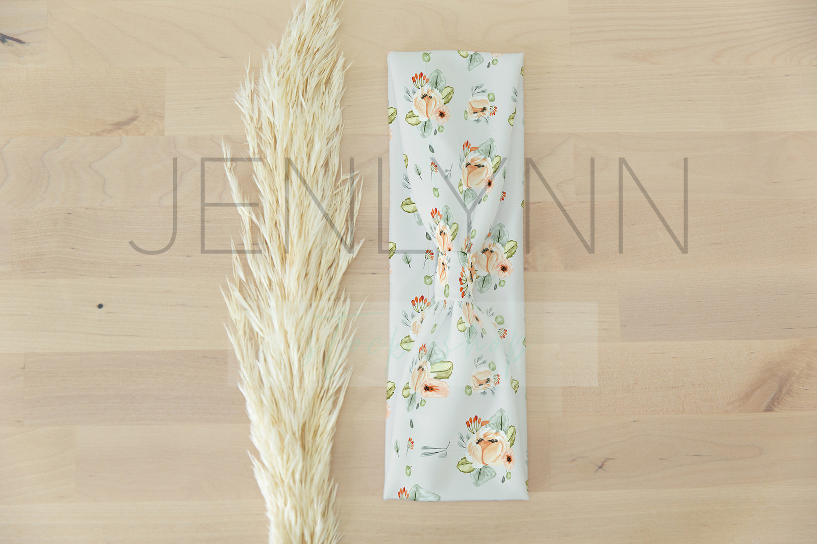 Knotted Turban Headband Mockup #18