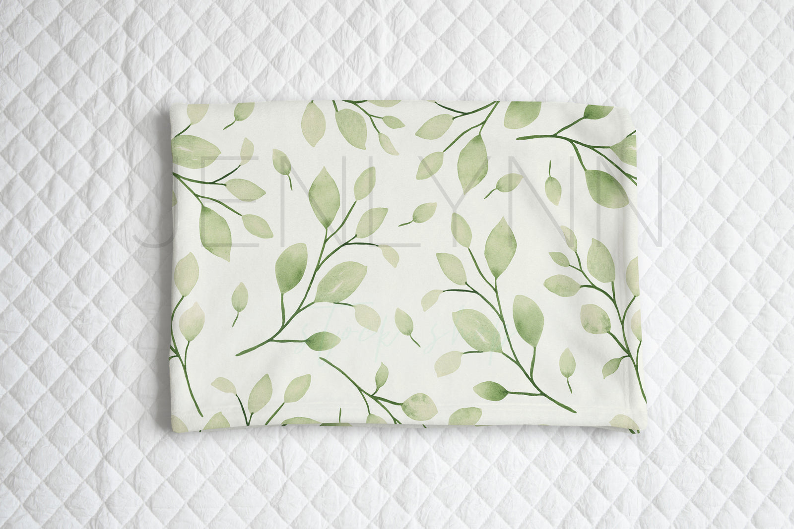 Minky Blanket on Quilt Mockup #4