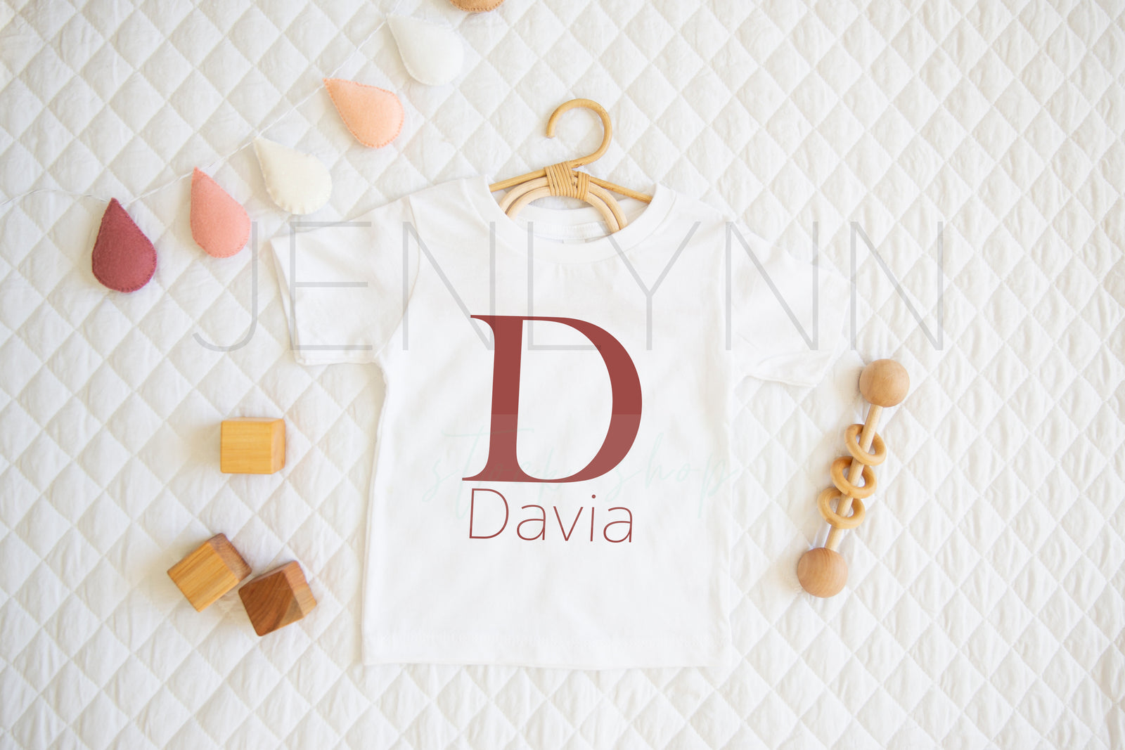 Toddler Tshirt on hanger Mockup #2