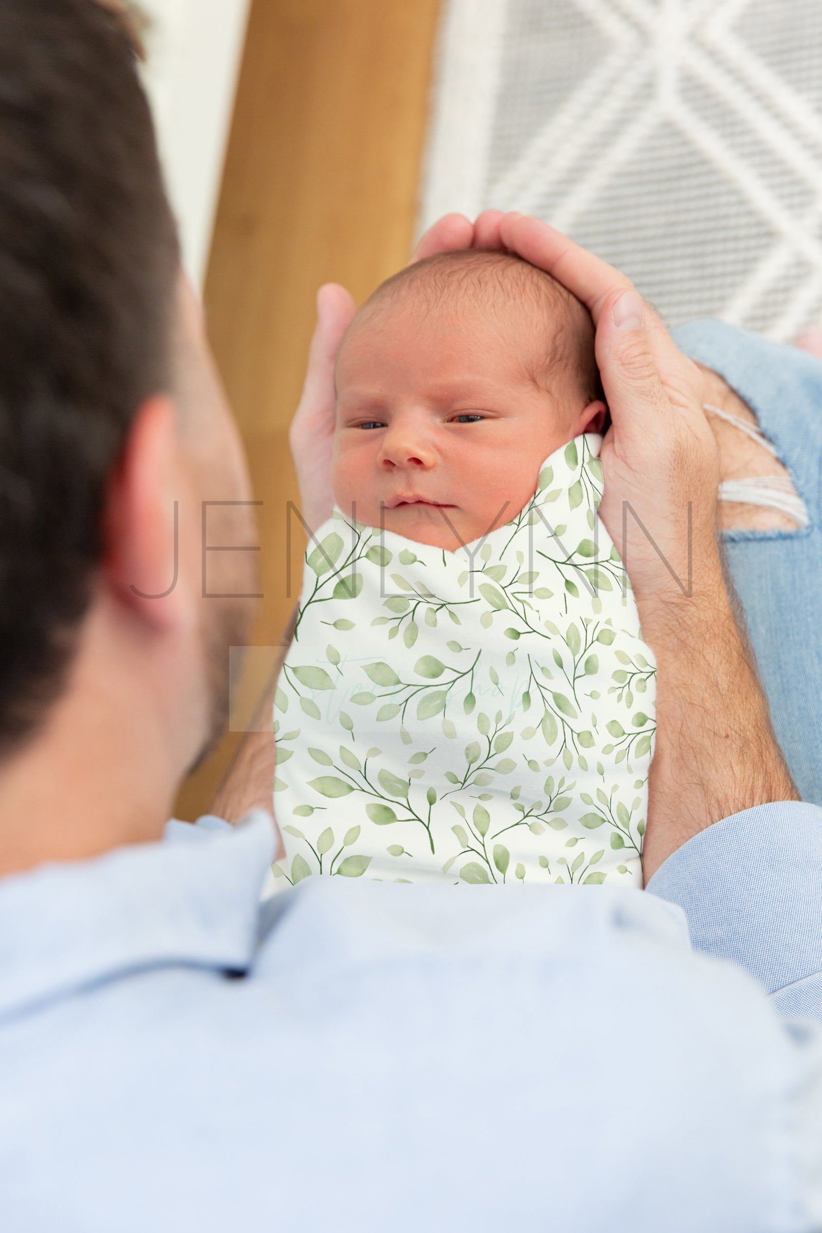 Jersey Baby Boy Blanket Mockup #5 PSD