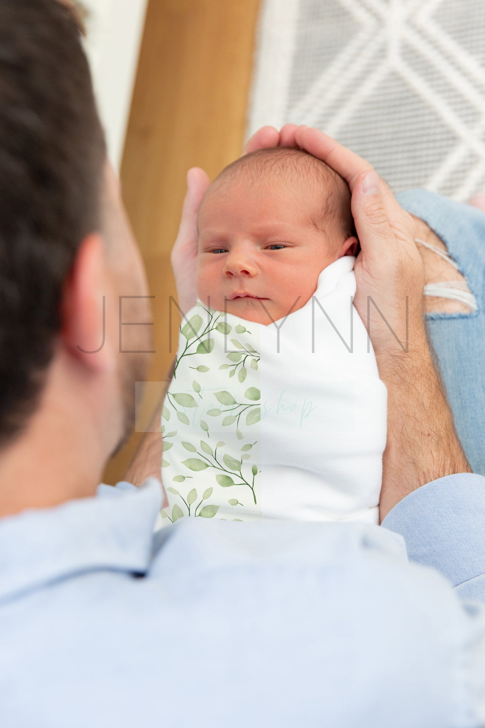 Jersey Baby Boy Blanket Mockup #5 PSD