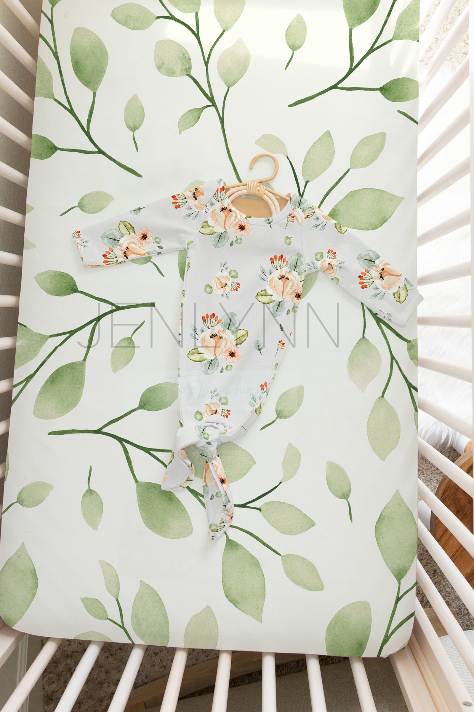 Knotted Gown + Crib Sheet PSD #6