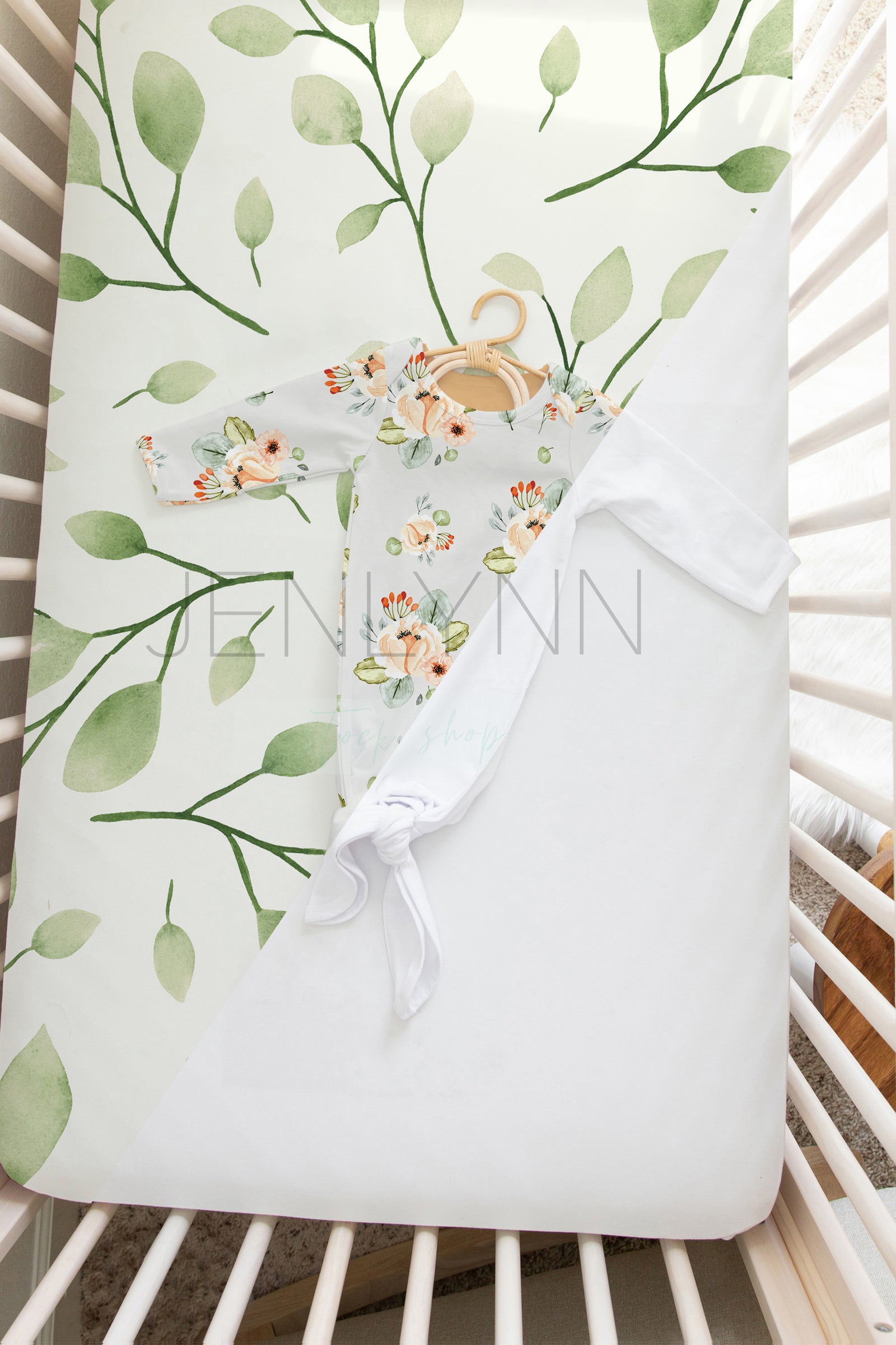 Knotted Gown + Crib Sheet PSD #6