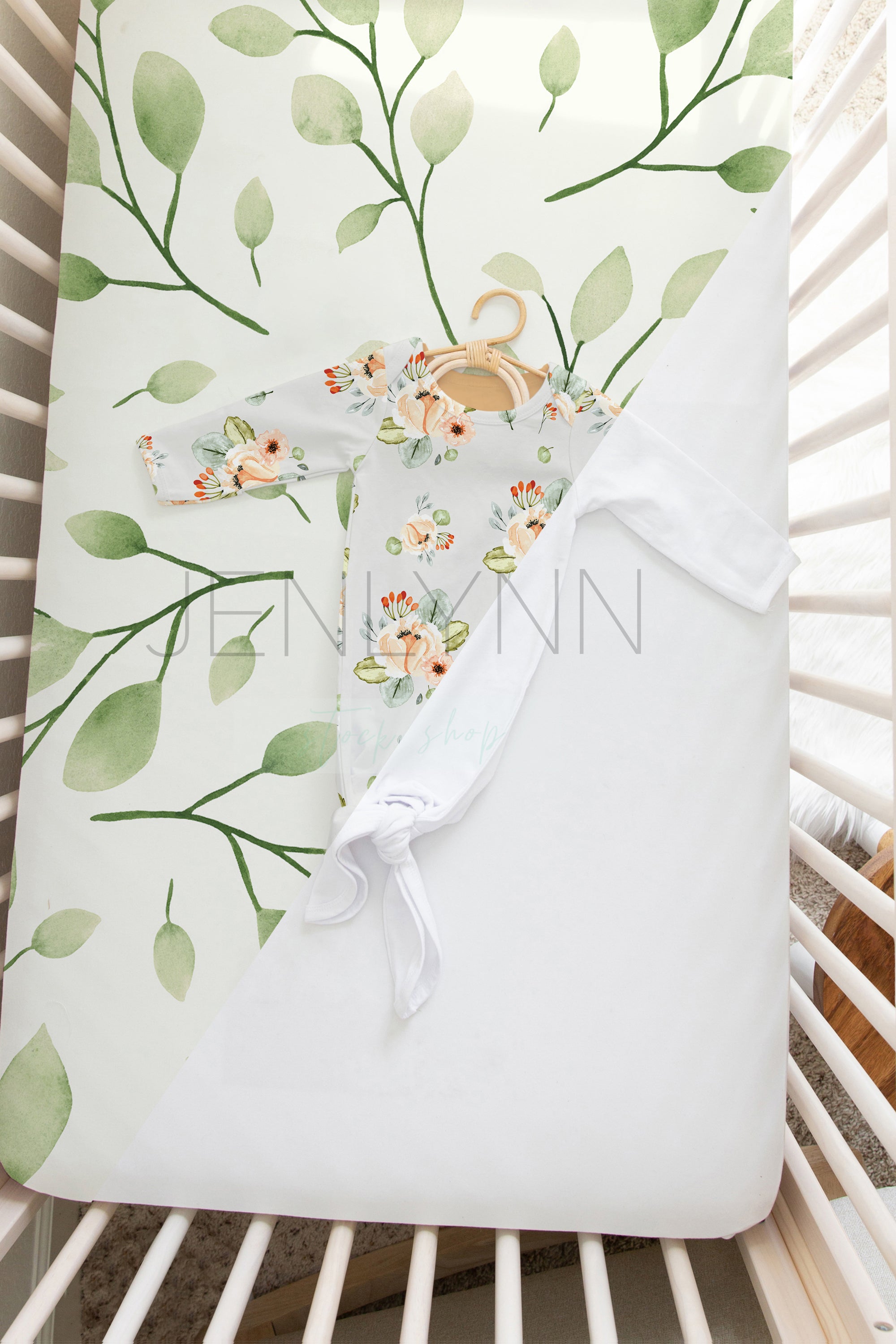 Knotted Gown + Crib Sheet PSD #6