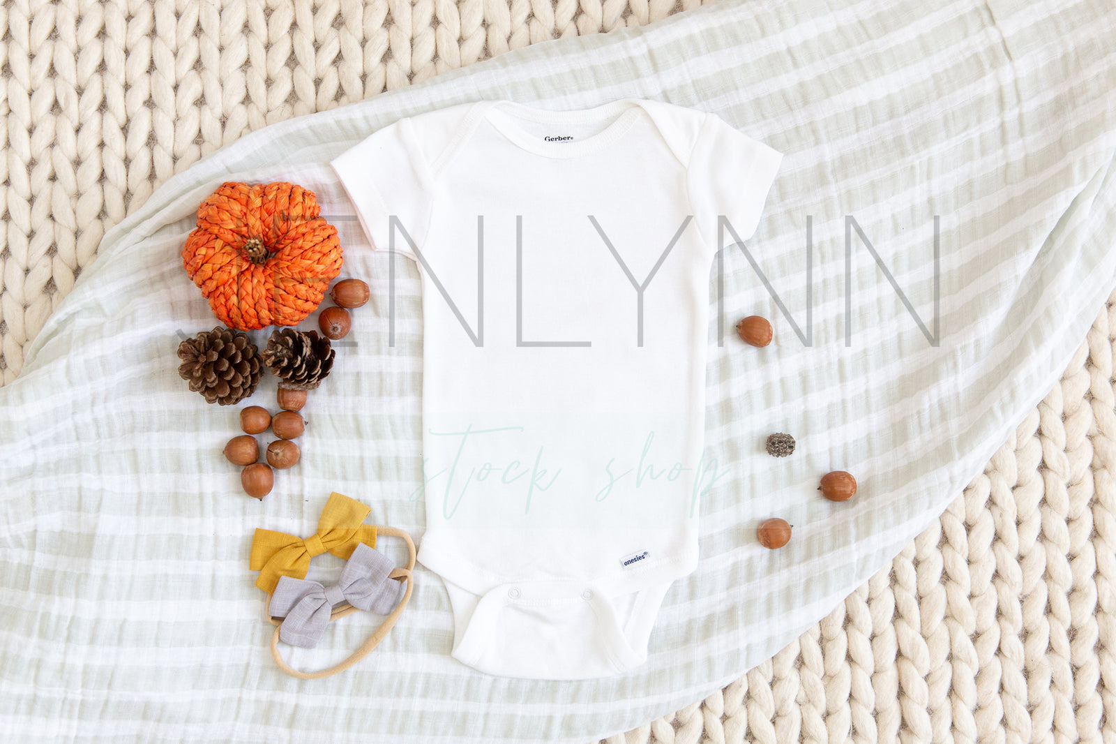 Fall Baby Bodysuit Mockup #2 JPG