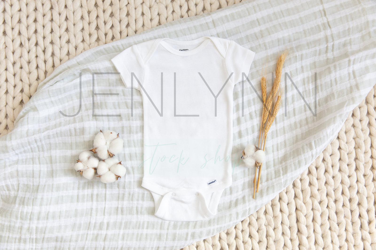 Fall Baby Bodysuit Mockup #5 JPG