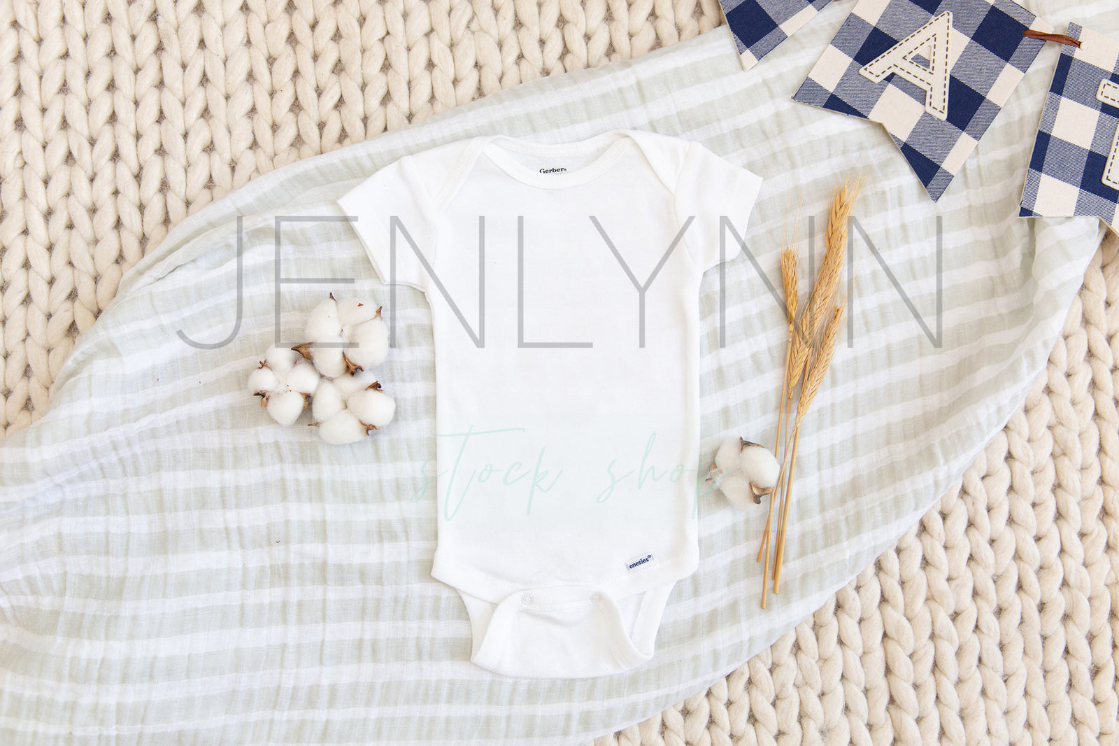 Fall Baby Bodysuit Mockup #6 JPG