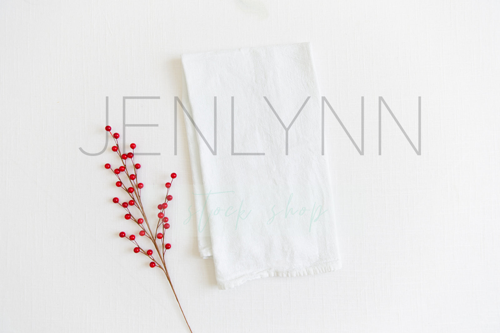 Christmas Kitchen Towel Mockup #2 JPG