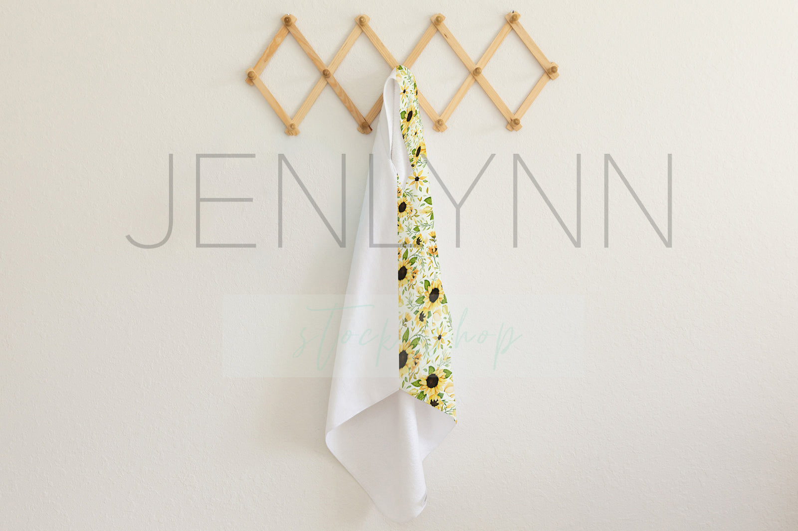 Hooded Baby Towel Mockup #5