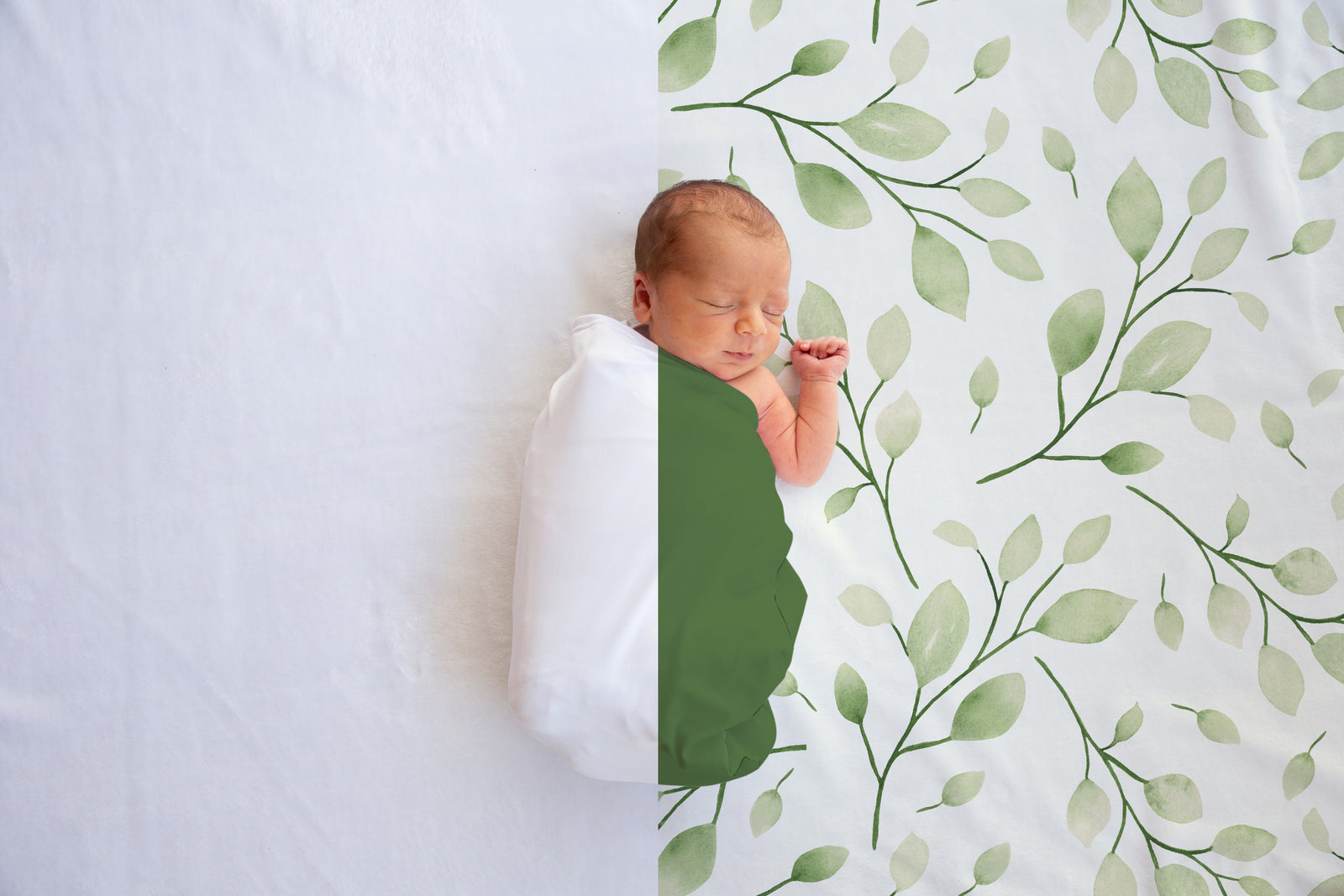 Stretch Jersey Blanket On Minky Blanket Mockup #JZ09