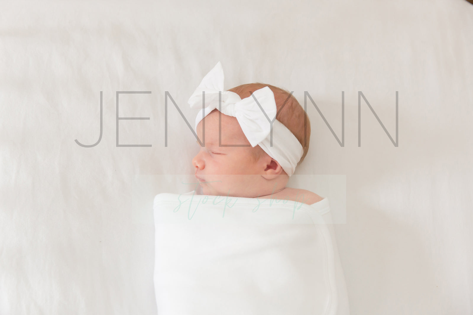 Jersey Baby Blanket and Bow Mockup #29 PSD