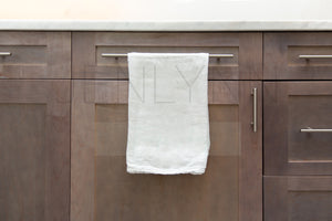 One White Kitchen Towel Mockup #VH1 PSD