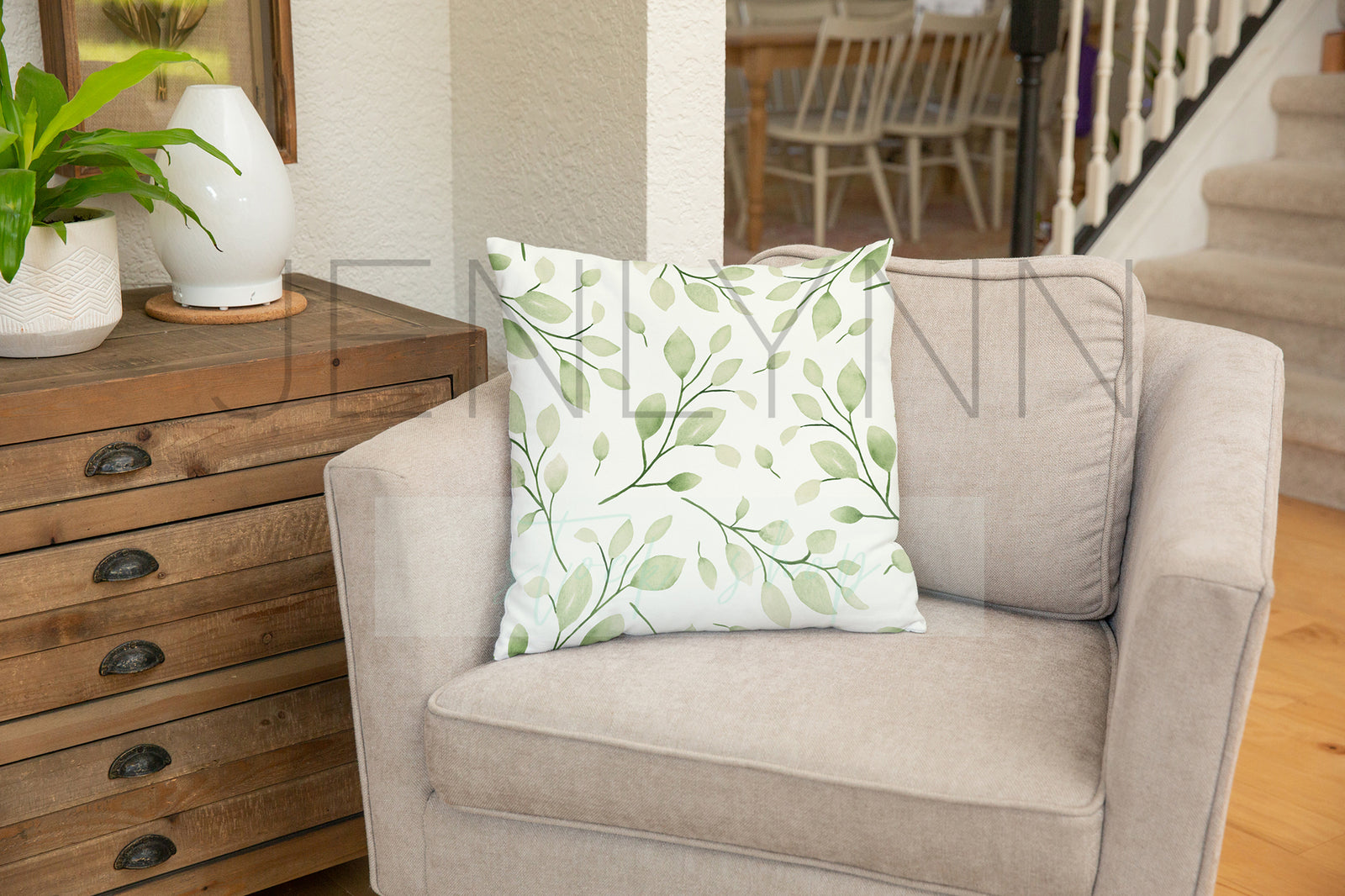 Square Pillow Mockup #LH14