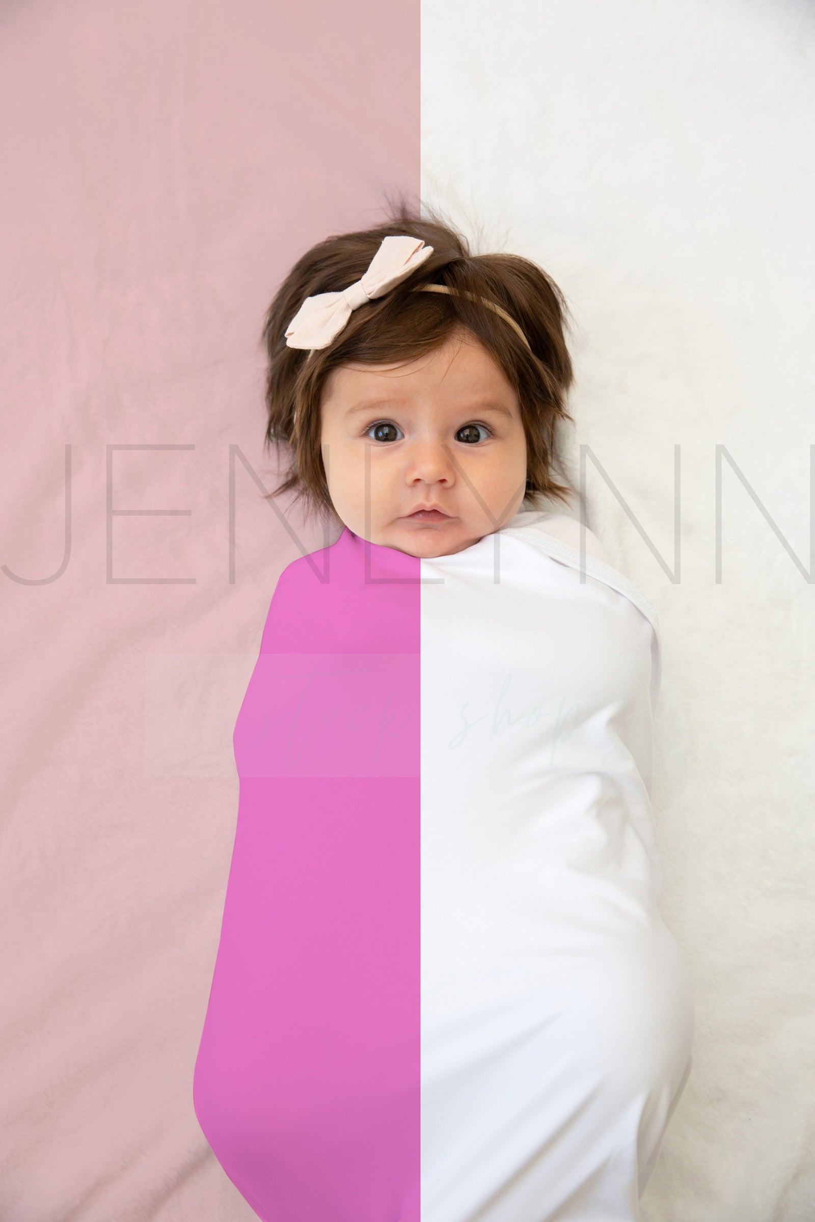 Stretch Jersey Blanket On Minky Blanket Mockup #CC03