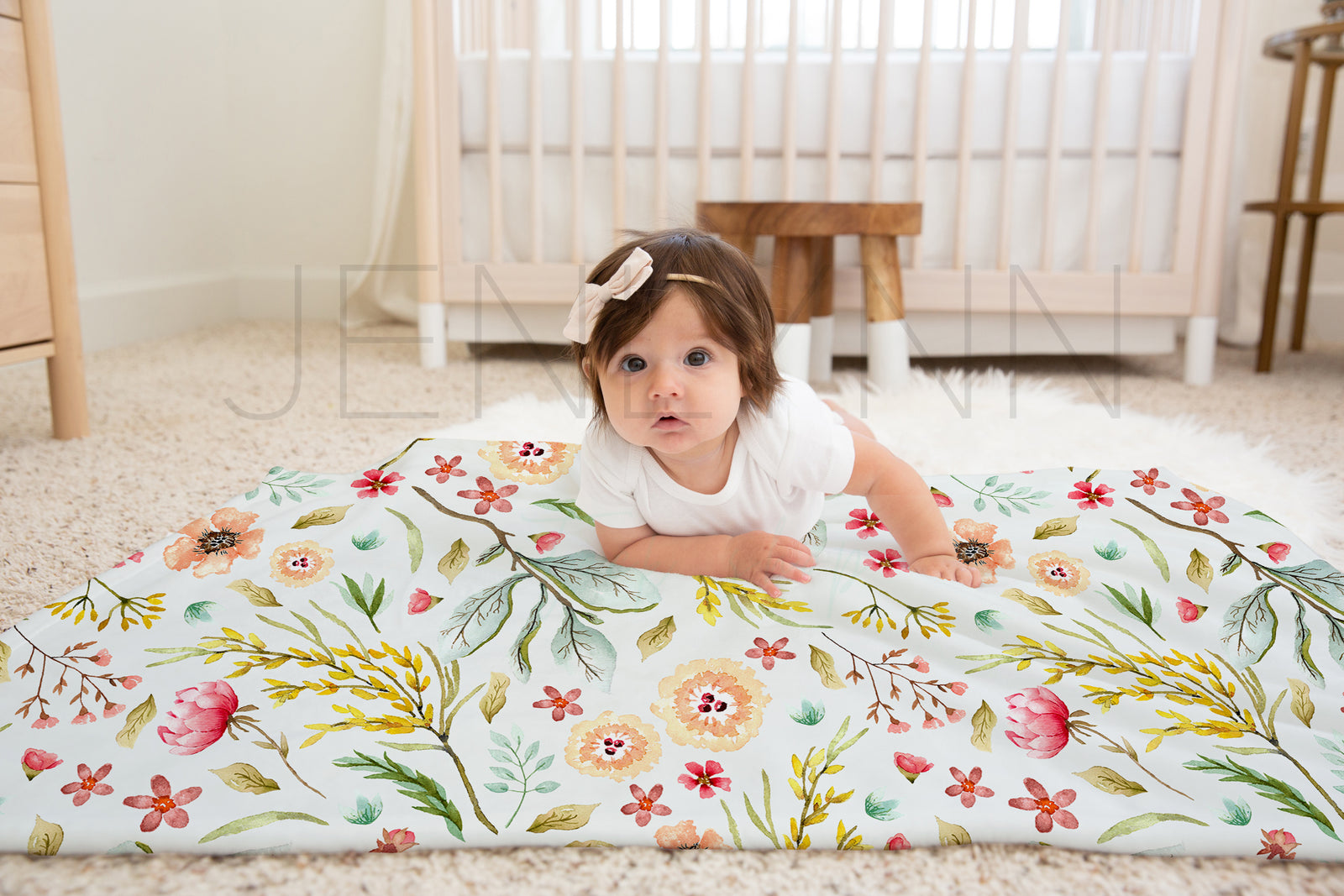 Charlee Minky Blanket Mockup #21