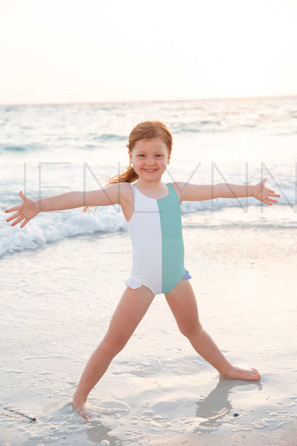 Girls One Piece Swim Suit Mockup #37 - JENLYNN Stock Shop