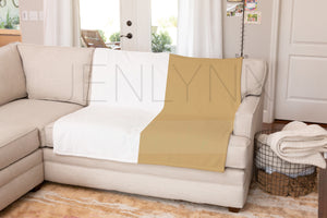 Minky Blanket on Couch Mockup #BH3
