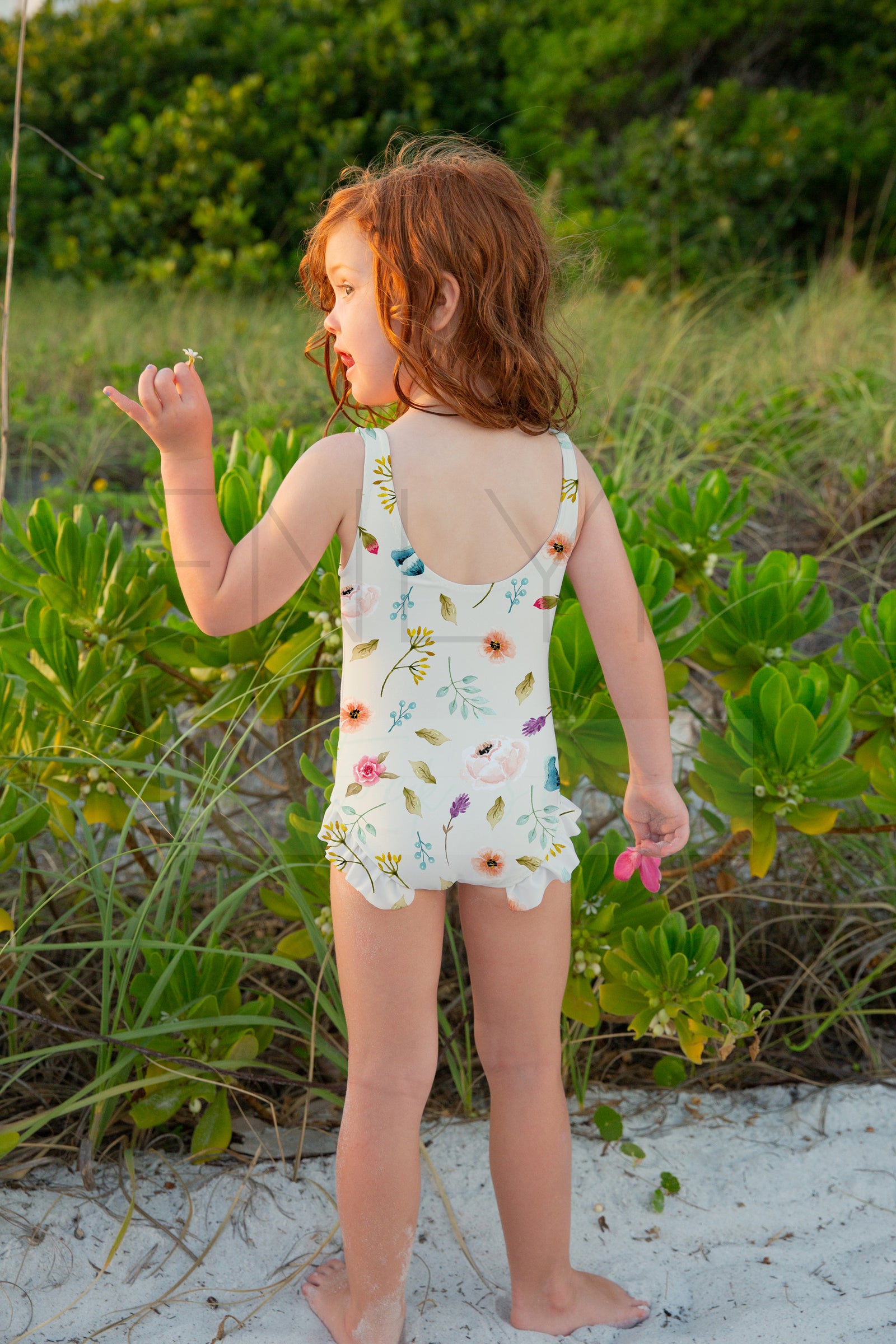 Girls Swim Suit Mockup #8