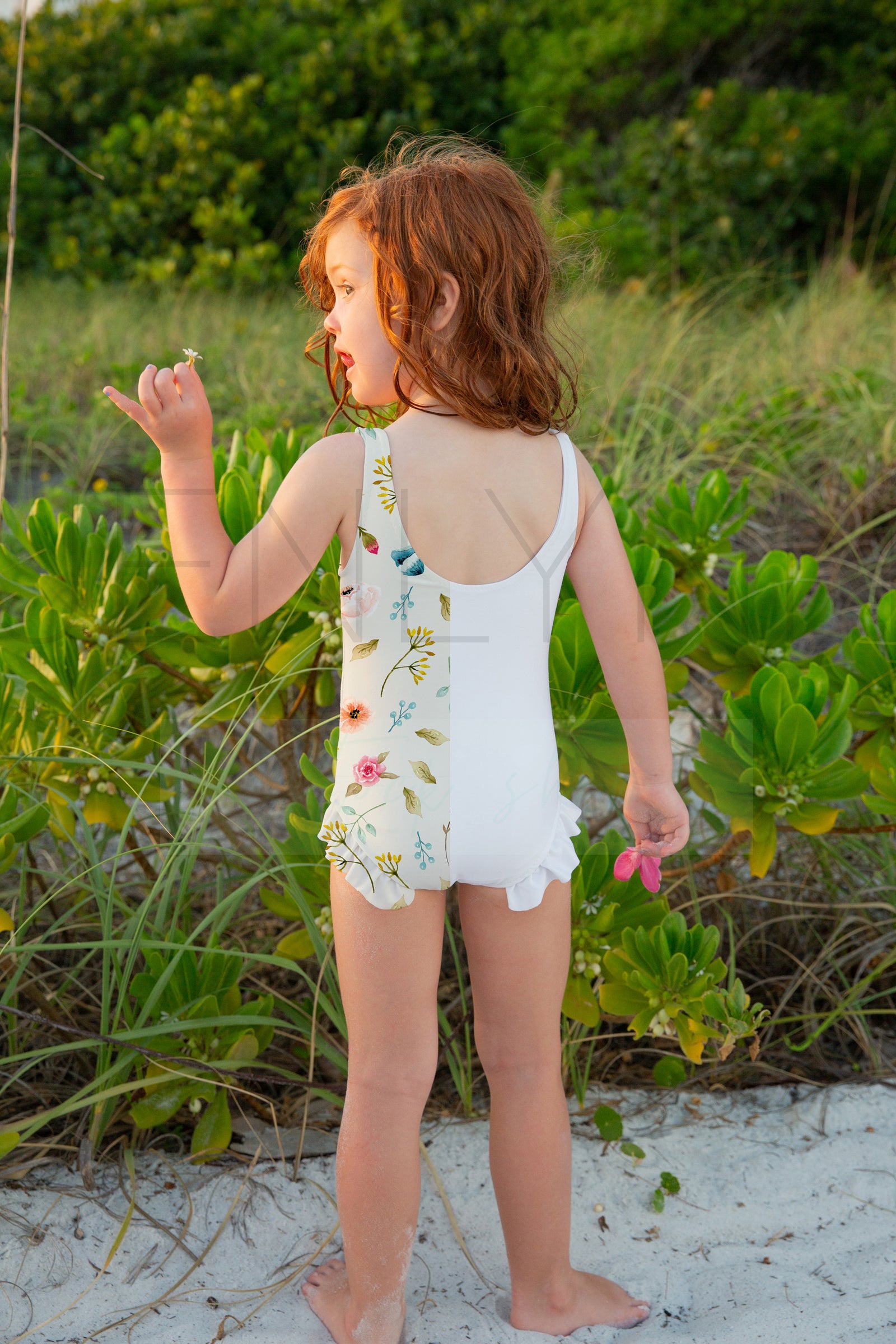 Girls Swim Suit Mockup #8