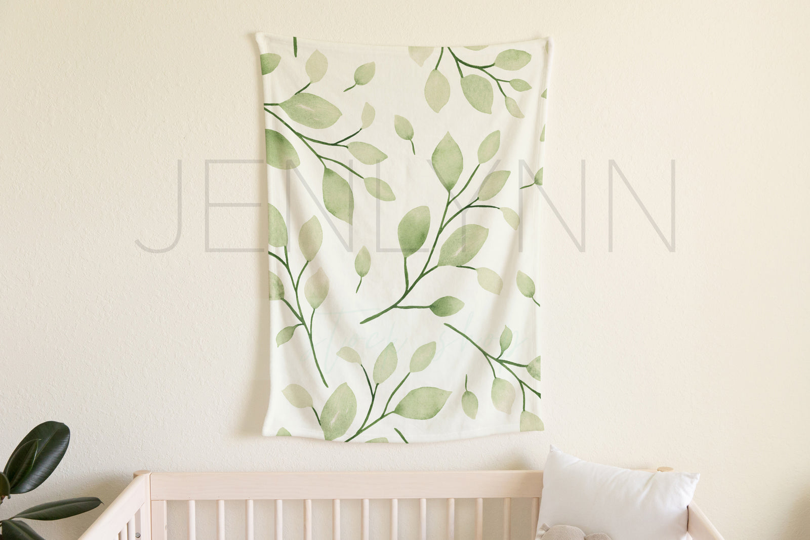30x40 Milestone Minky Blanket Mockup #M01