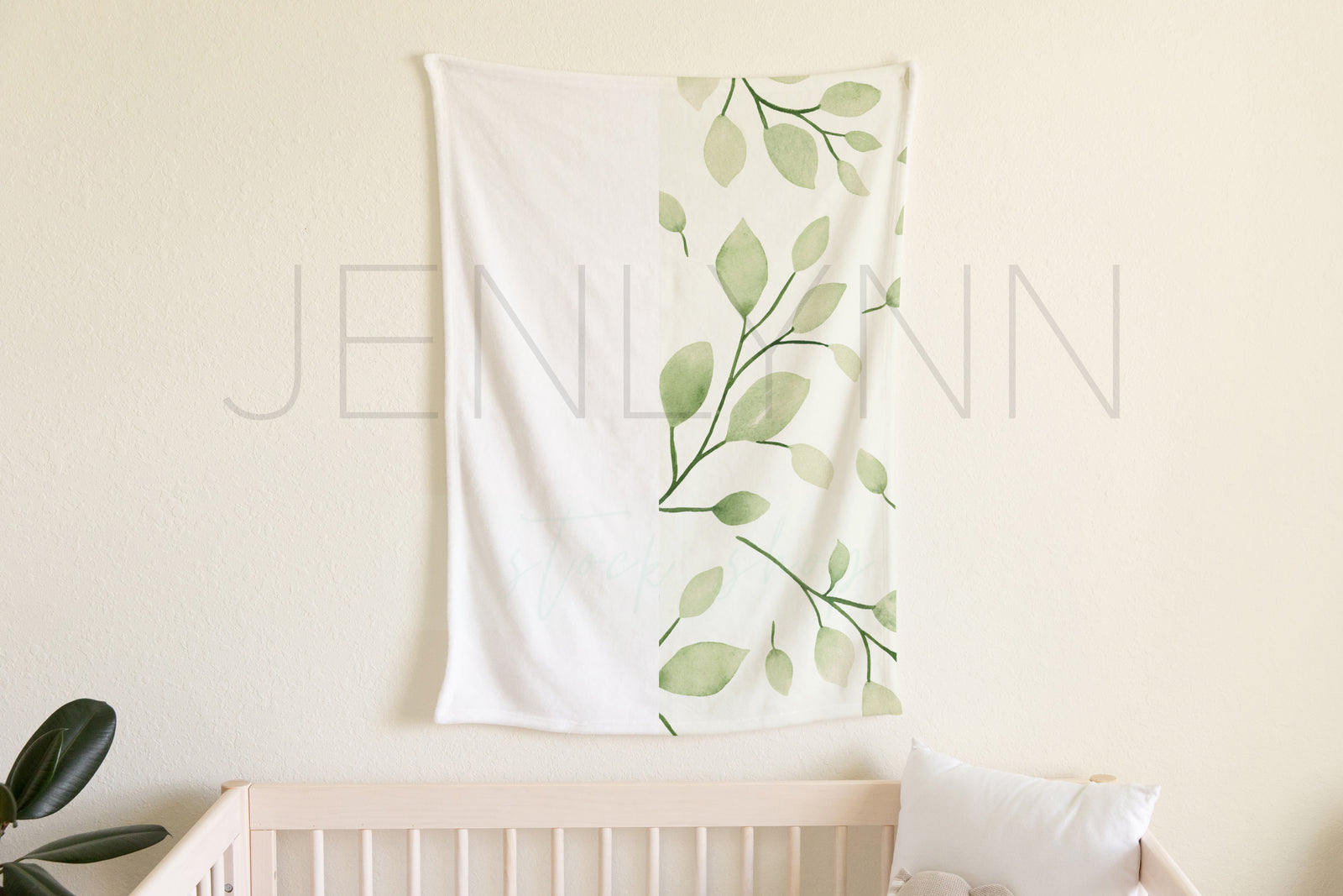 30x40 Milestone Minky Blanket Mockup #M01