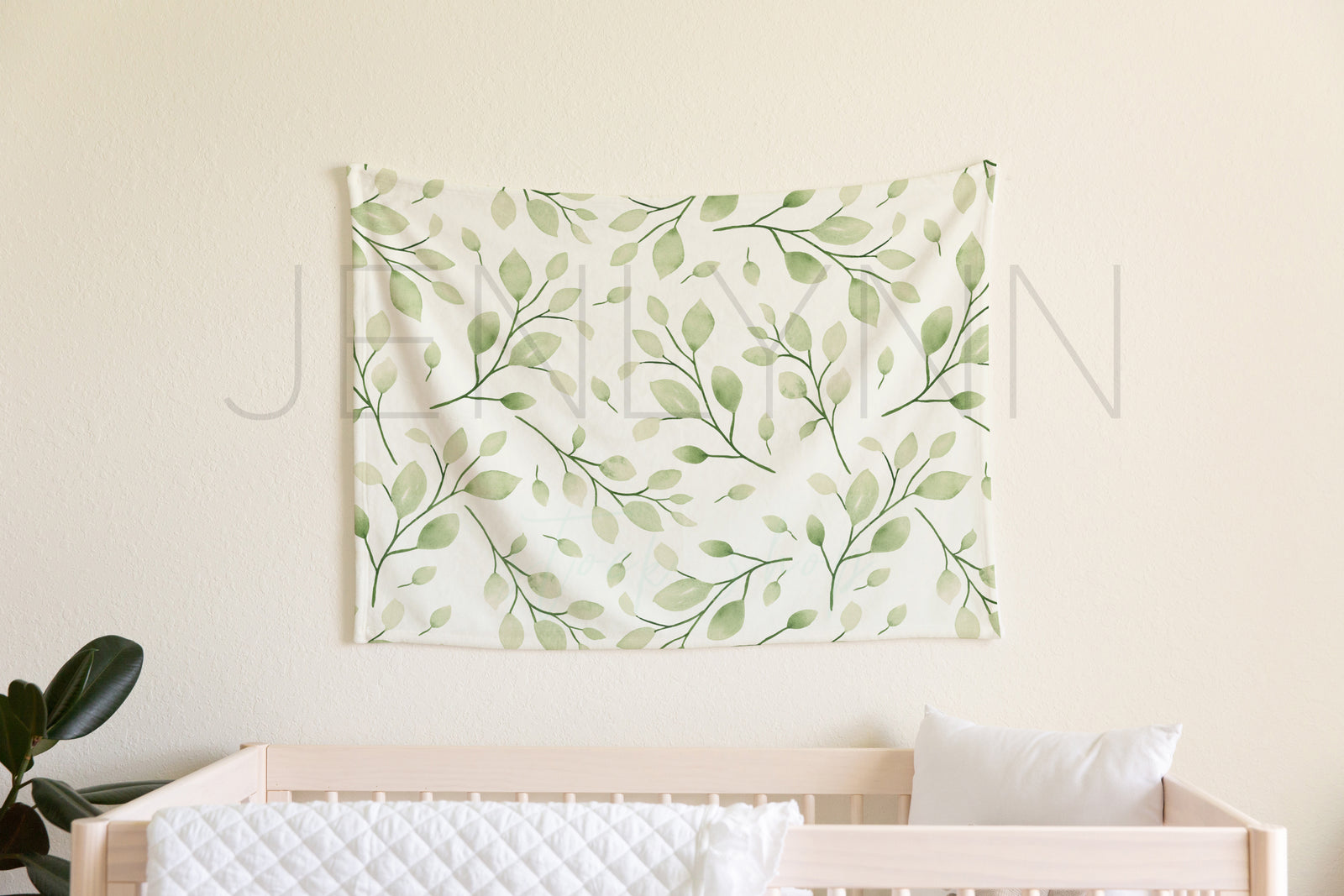 30x40 Milestone Minky Blanket Mockup #M07