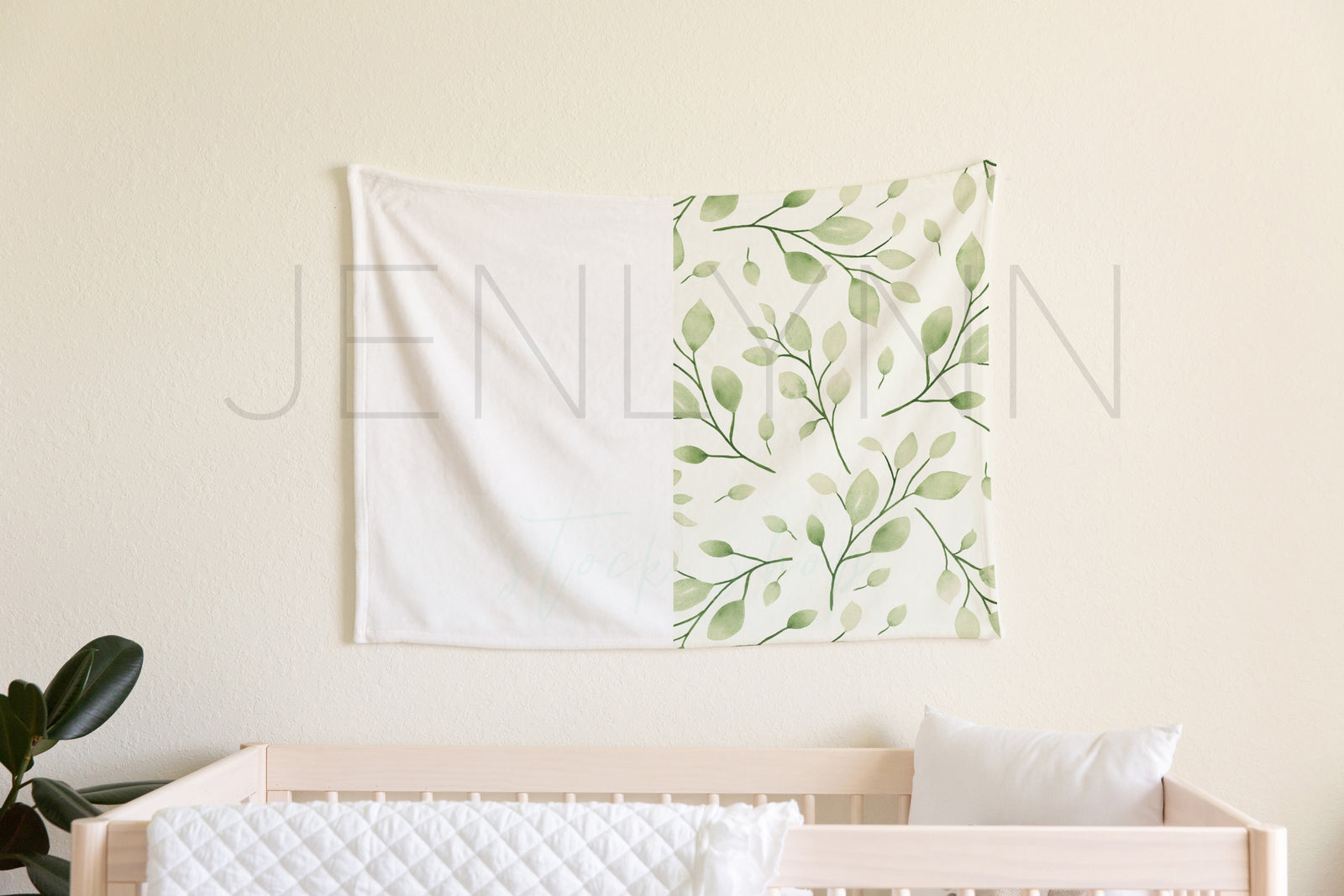 30x40 Milestone Minky Blanket Mockup #M07