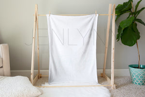 Milestone Baby Blanket Mockup #9