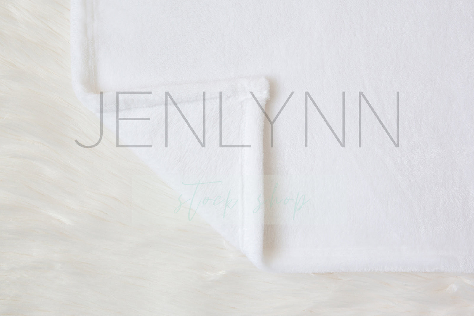 Minky Baby Blanket Flat Lay Mockup #1