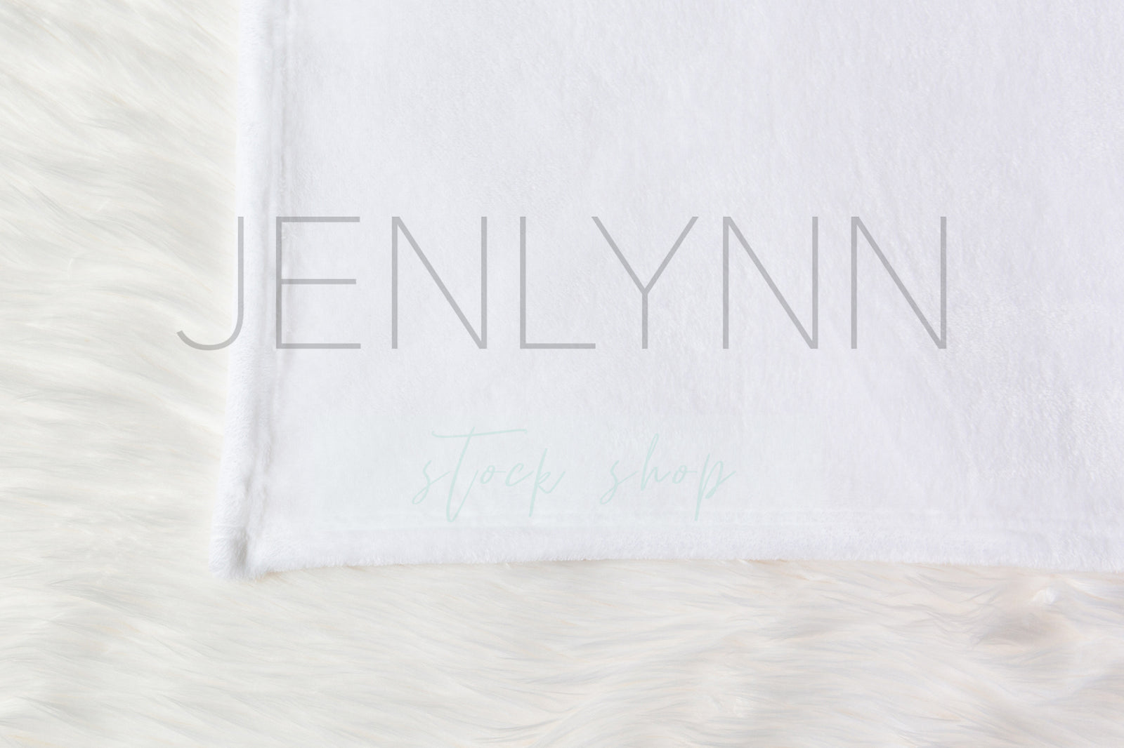 Minky Baby Blanket Flat Lay Mockup #3
