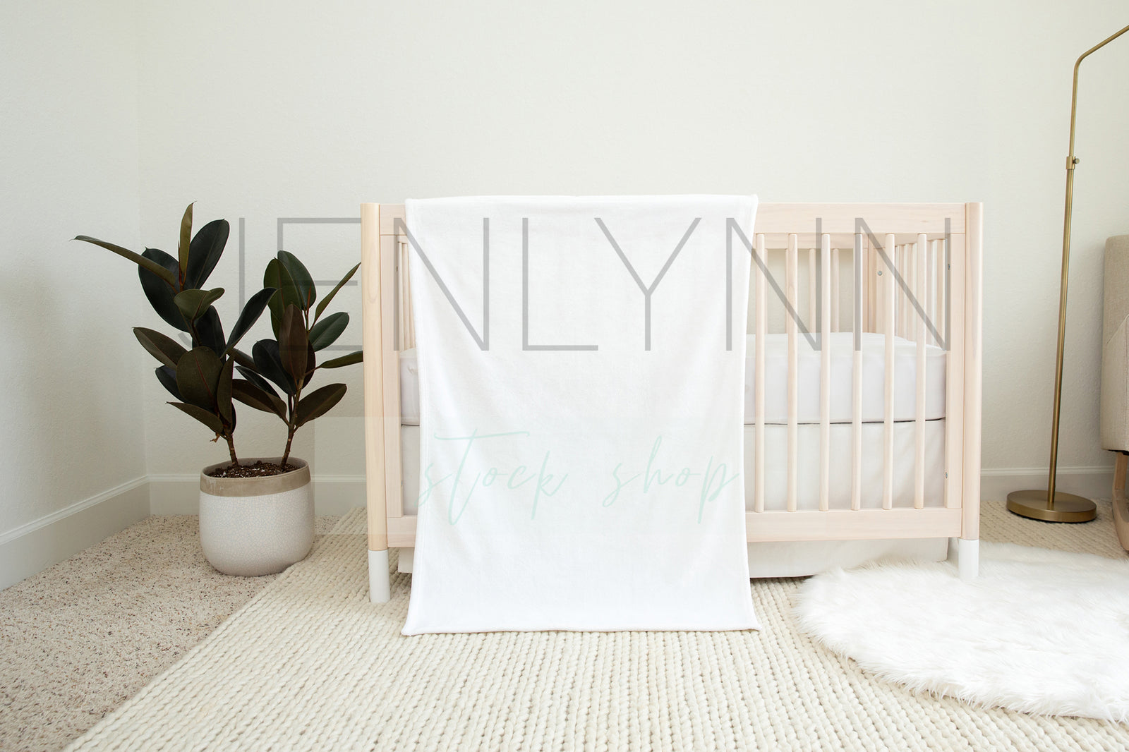 30x40 Minky and Crib Sheet Mockup NN#15