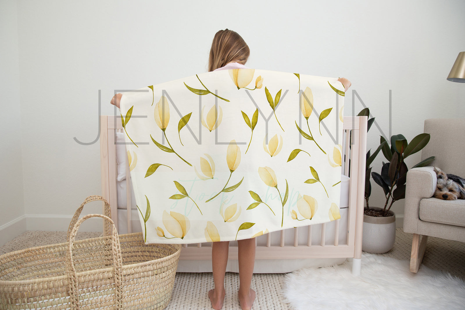 Big Sister Minky Blanket Mockup #NN47