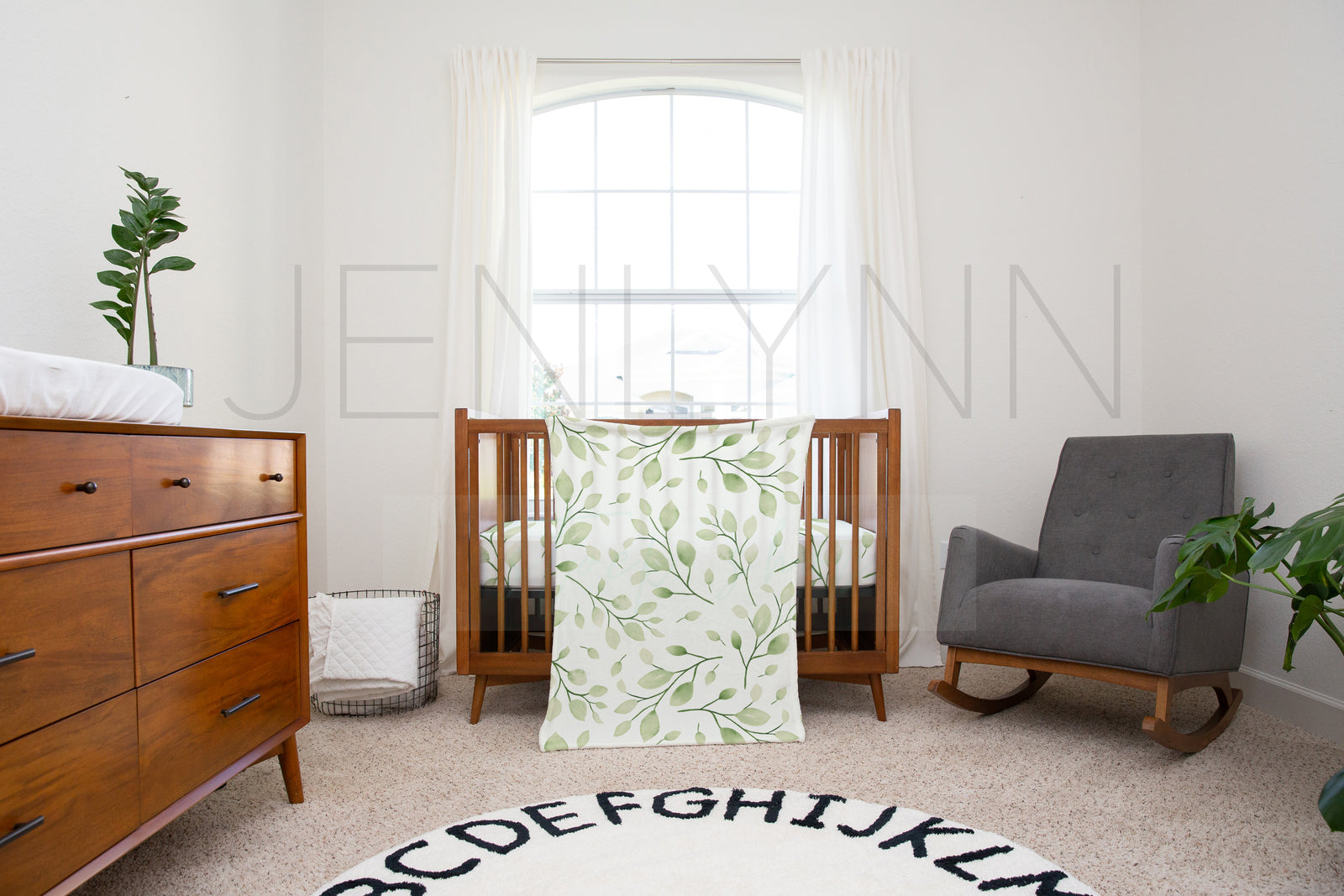 30x40 Minky and Crib Sheet Mockup #WE07 PSD