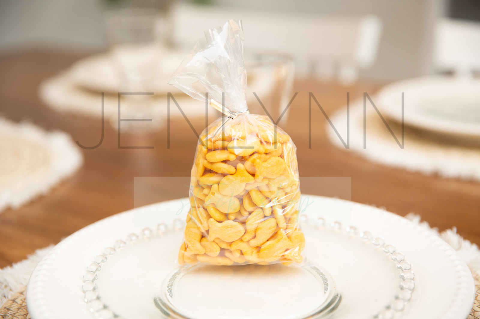 Custom Circle Sticker Mockups Goldfish JPG