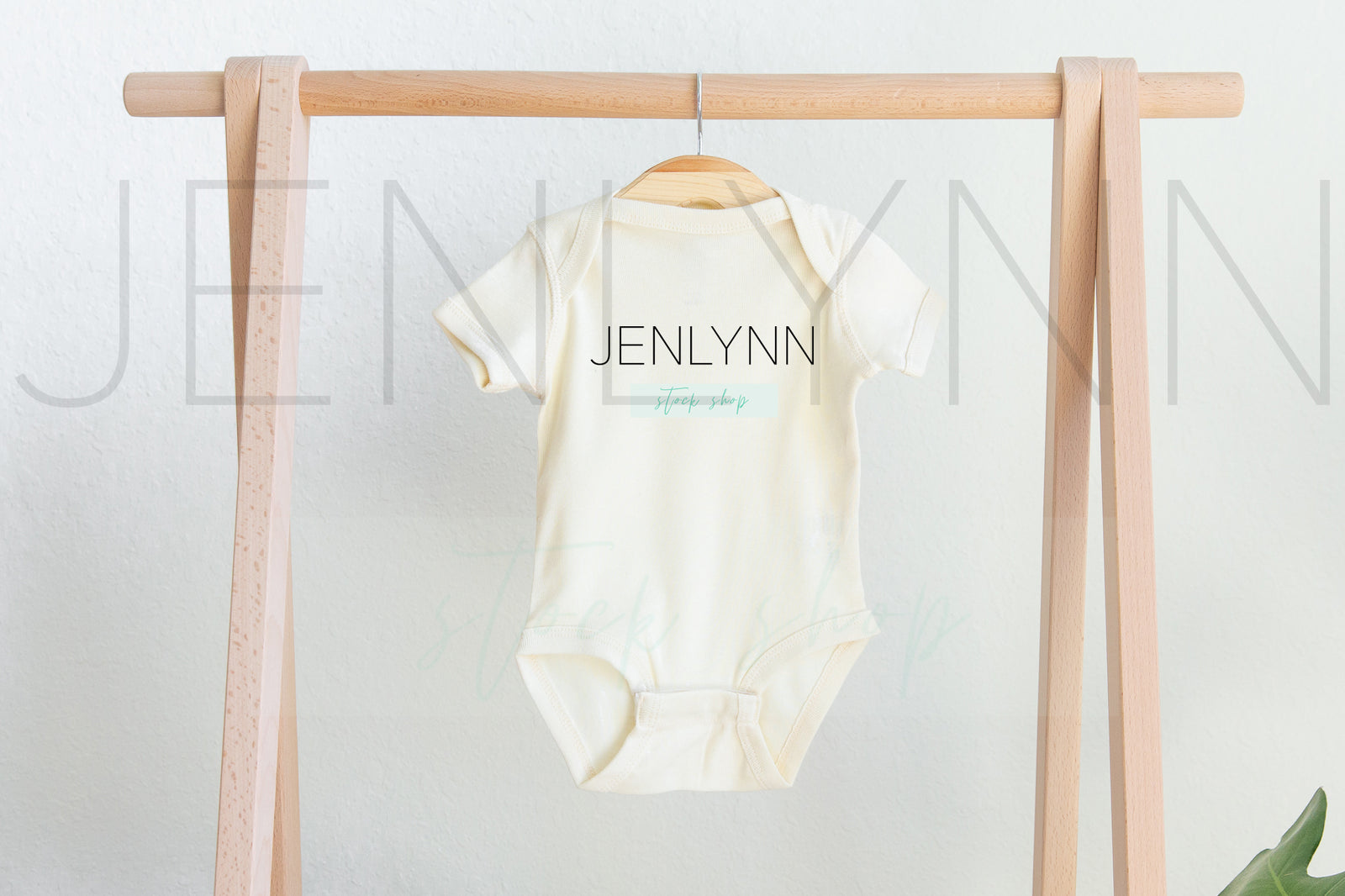 Natural Bodysuit Mockup Rabbit Skins #4400 JPG