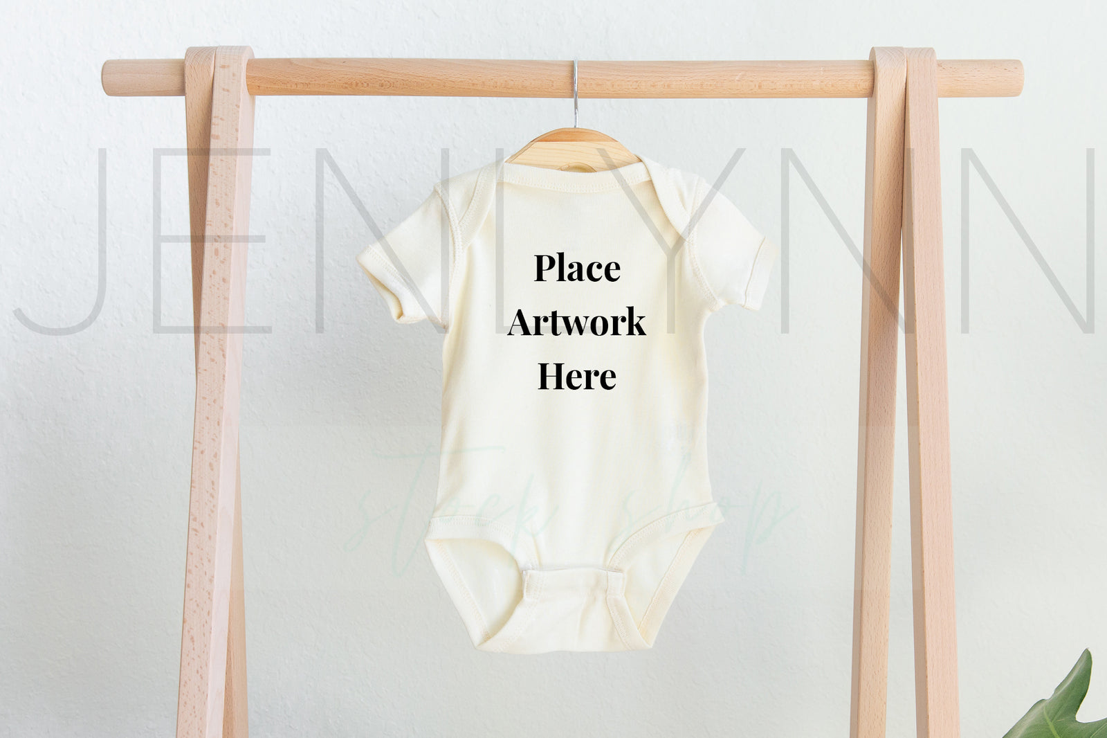 Natural Bodysuit Mockup Rabbit Skins #4400 JPG