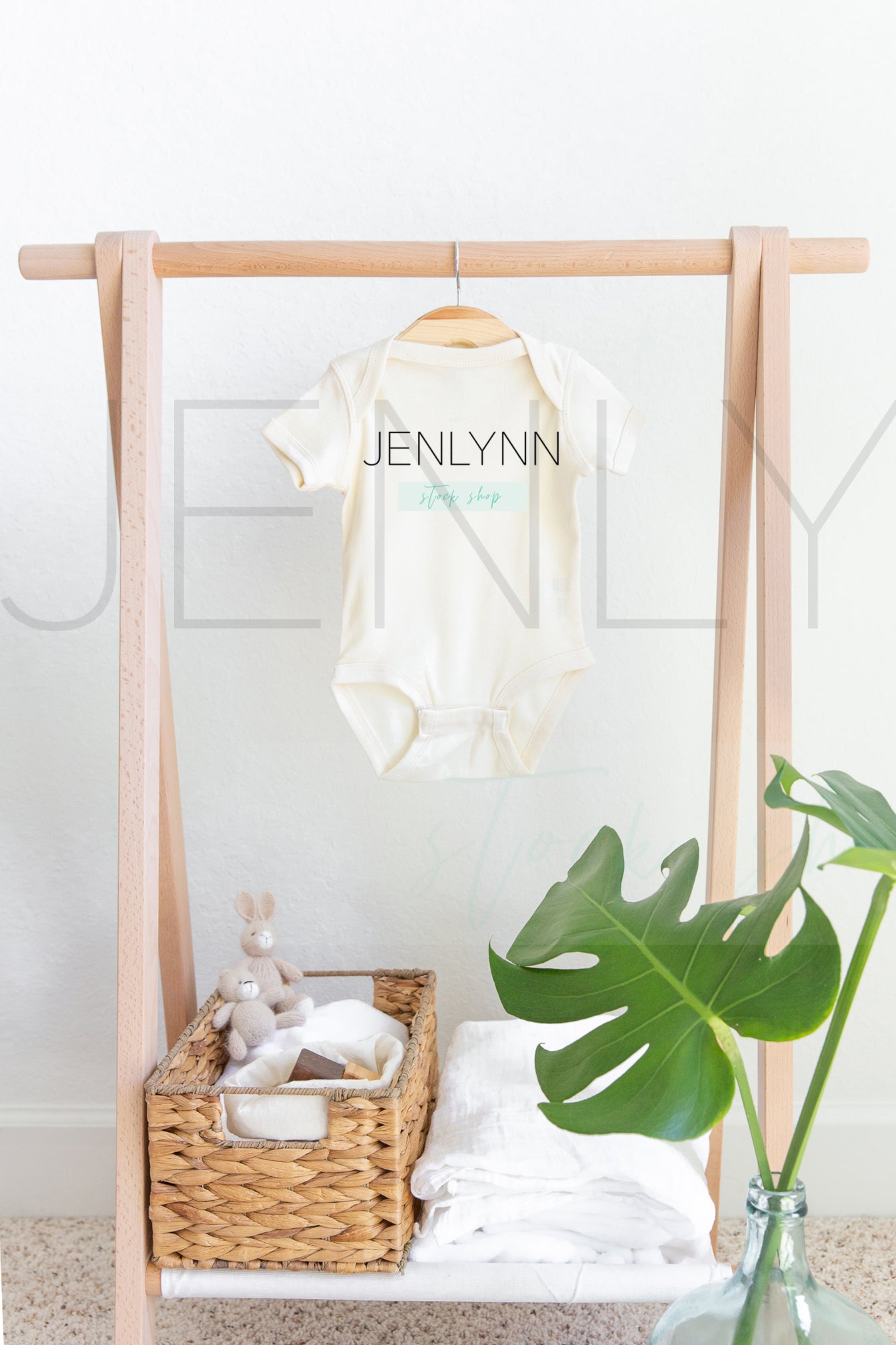 Natural Bodysuit Mockup Rabbit Skins #4400 JPG #2