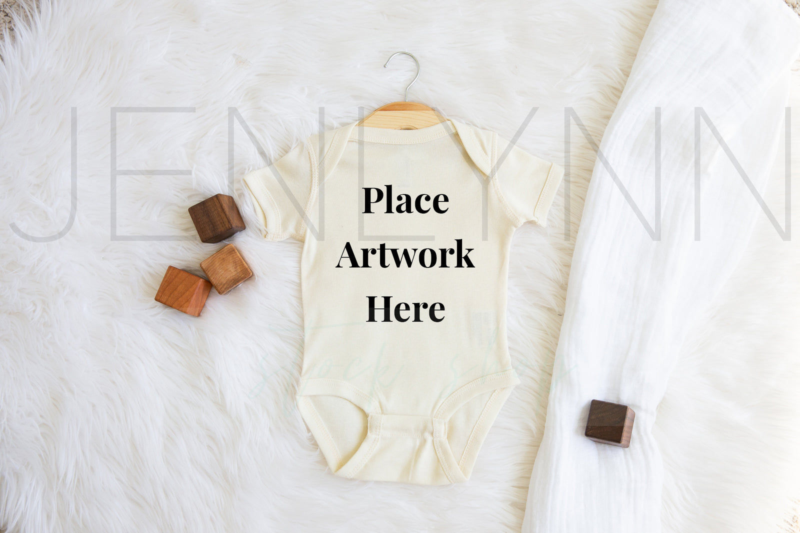 Natural Bodysuit Mockup Rabbit Skins #4400 JPG #3