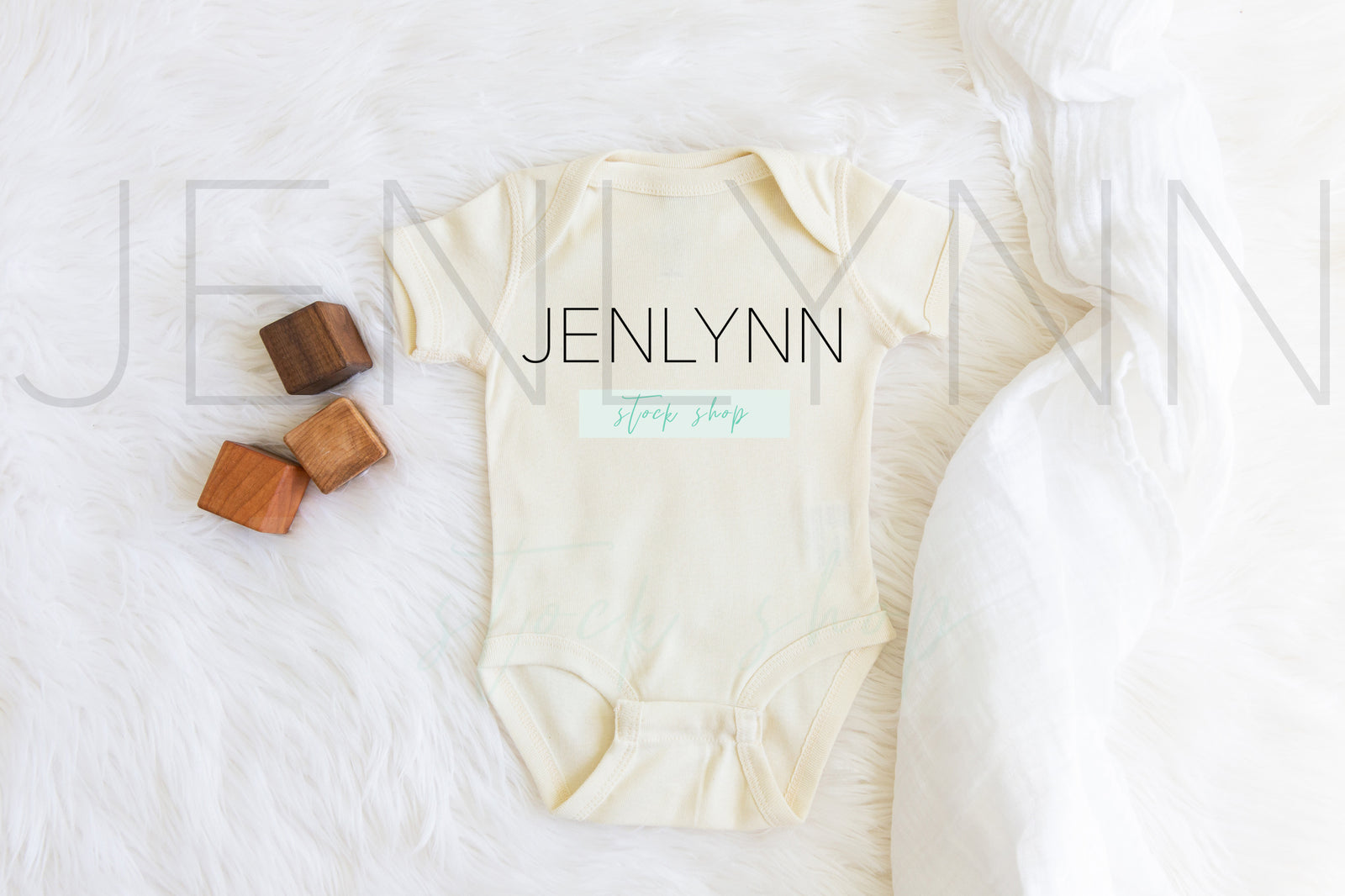 Natural Bodysuit Mockup Rabbit Skins #4400 JPG #5