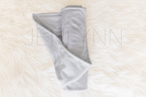 Rolled Minky Baby Blanket Mockup #3