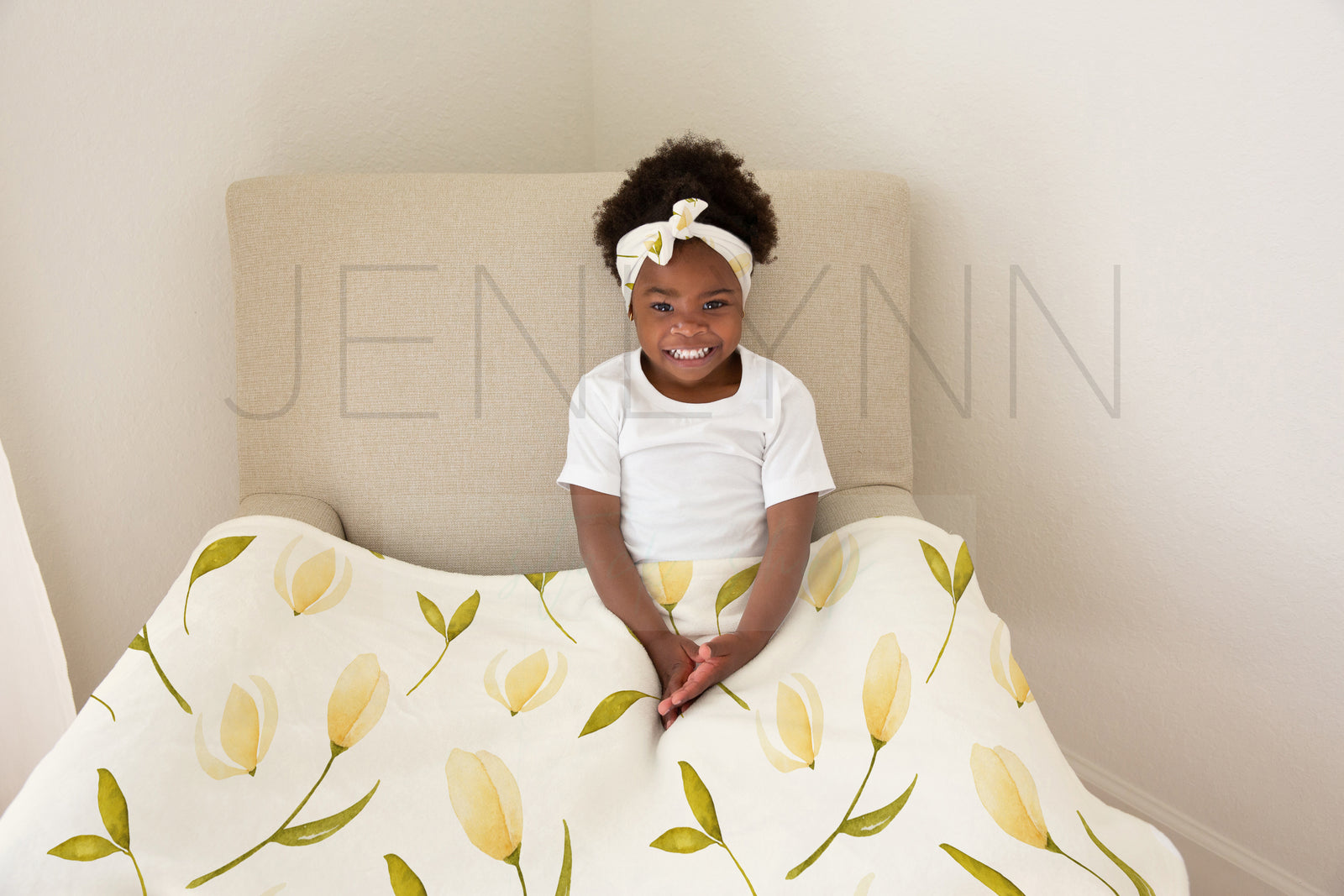 Custom Blanket + Headband Mockup #RM03