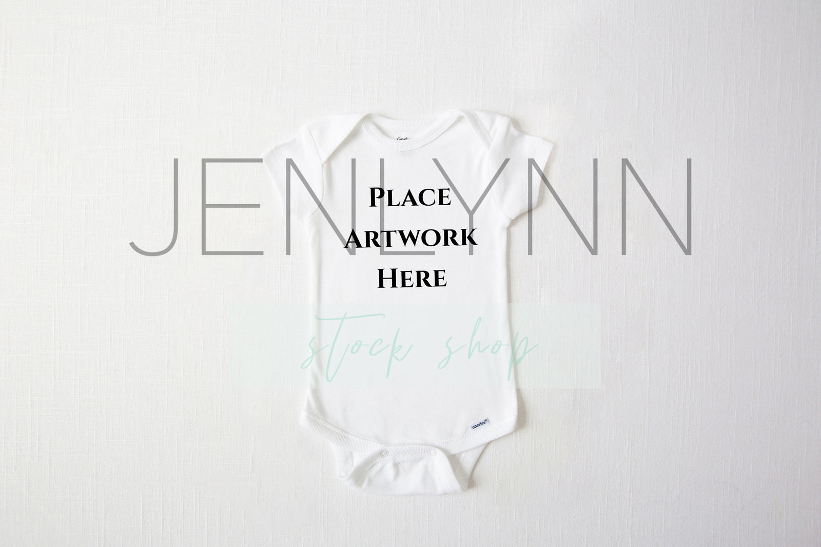 White Baby bodysuit Mockup PLAIN #16  PSD