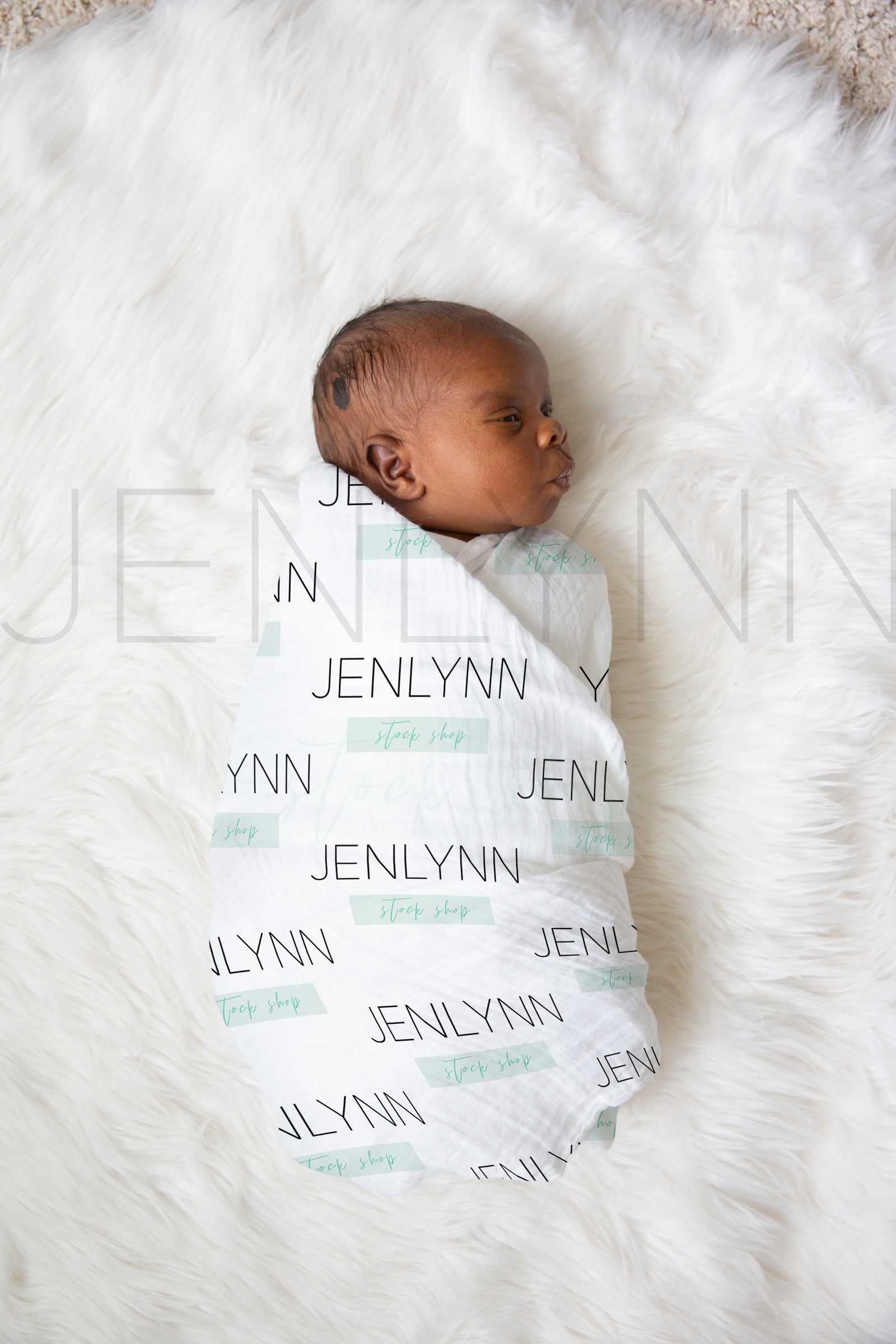 Boy Baby Blanket Muslin Swaddle #BE02