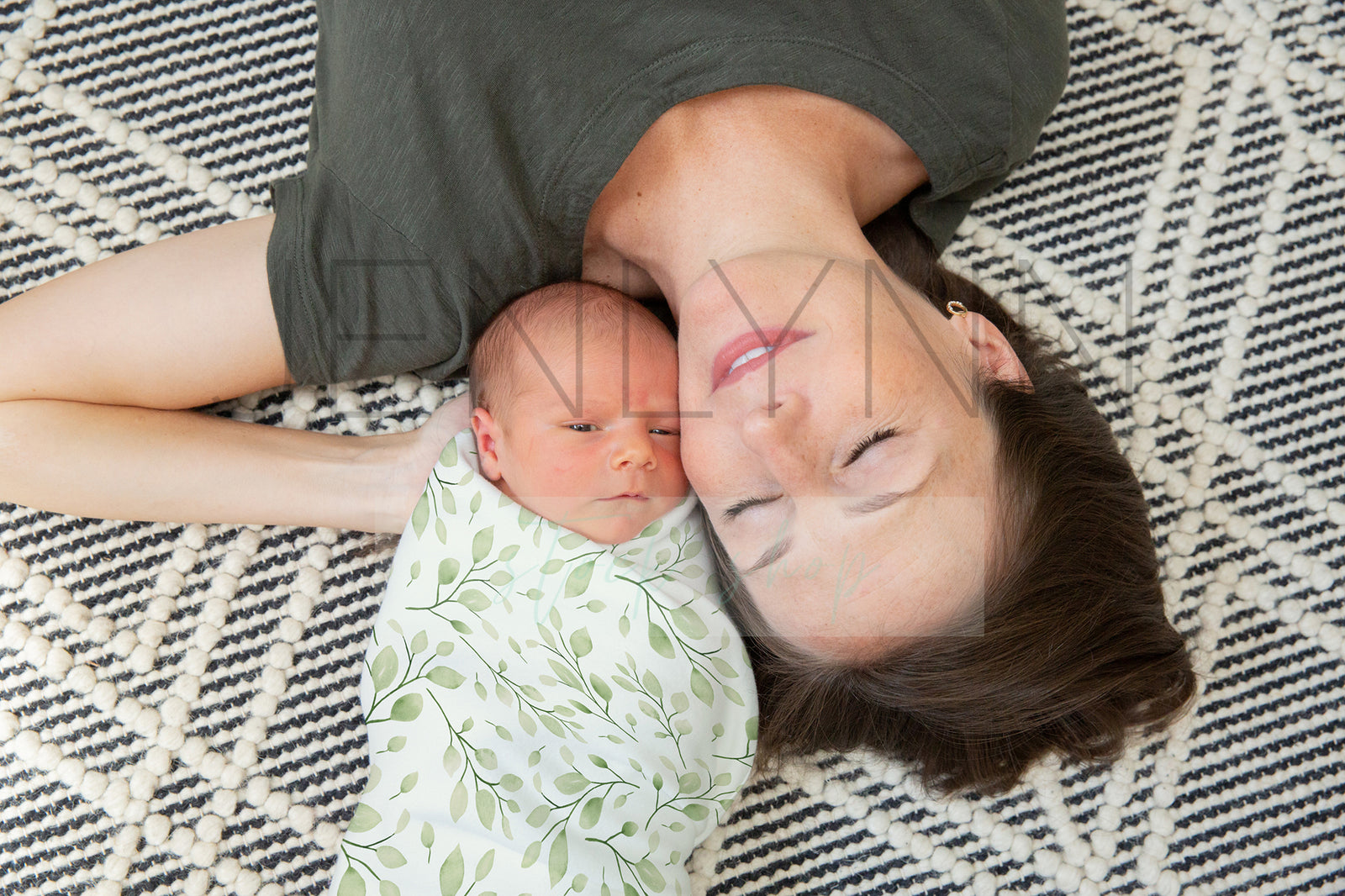 Jersey Baby Boy Blanket Mockup #4 PSD