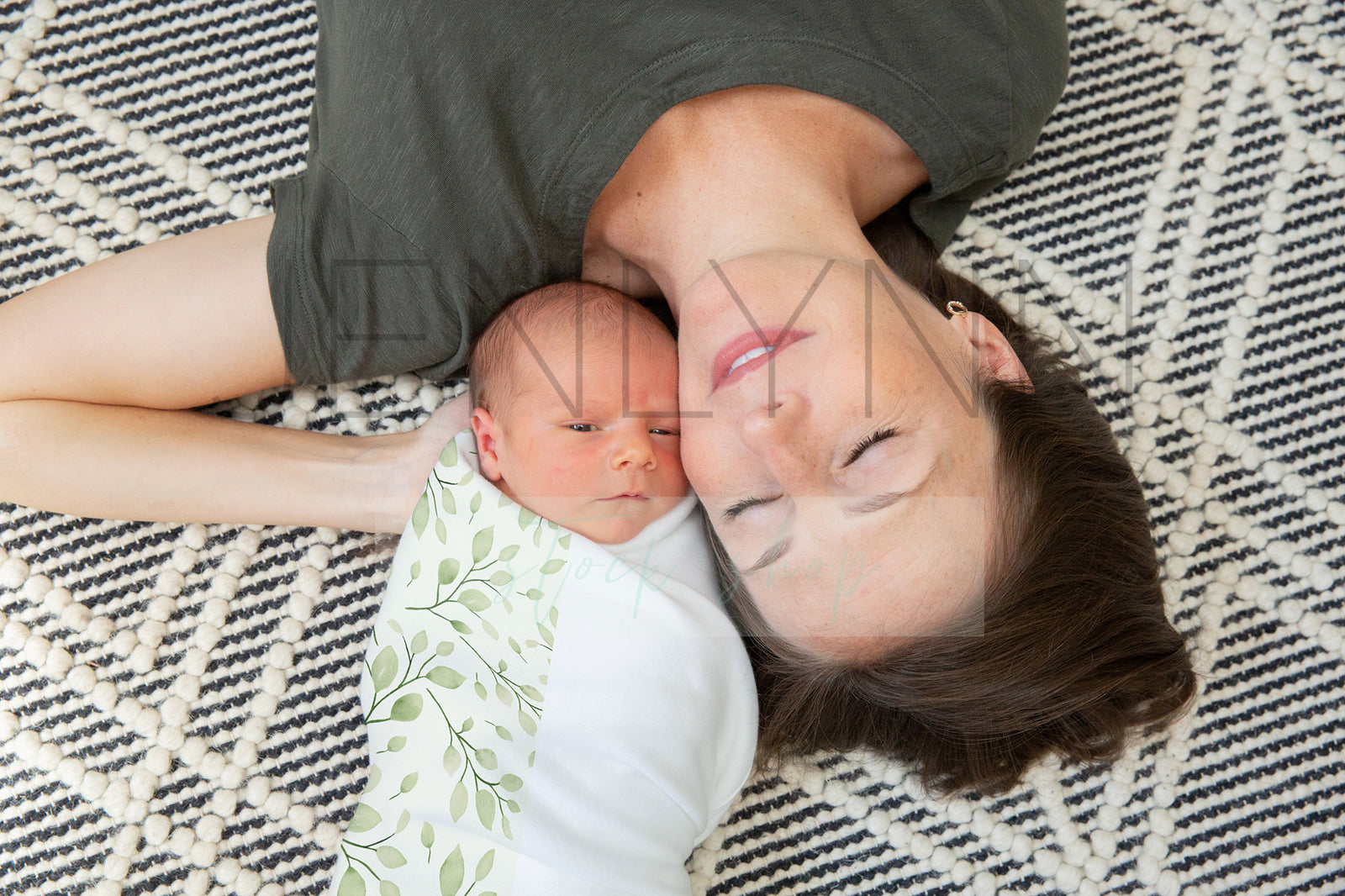 Jersey Baby Boy Blanket Mockup #4 PSD