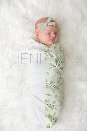 Swaddle Baby Blanket Mockup #VK12 PSD