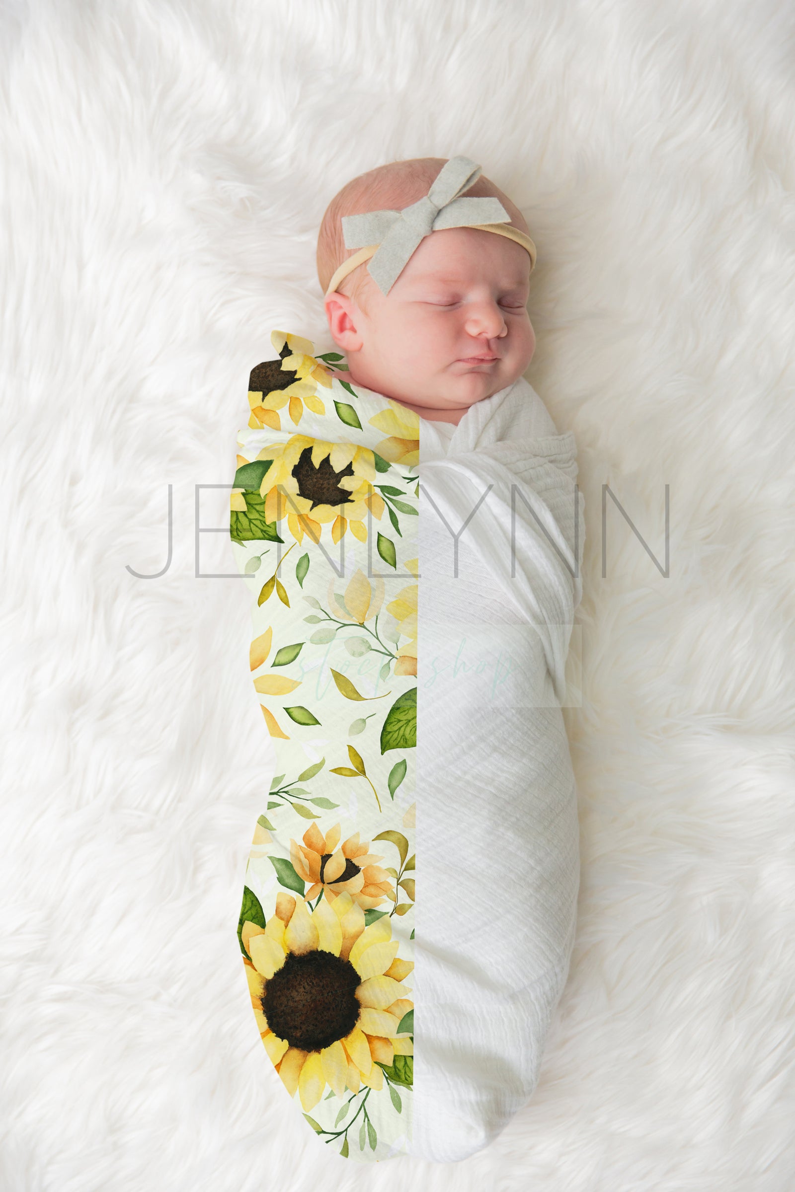 Swaddle Baby Blanket Mockup #VK12 PSD